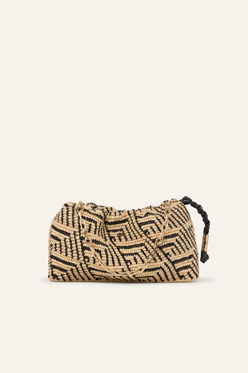 BAG U RAFFIA TRIBAL JUNE