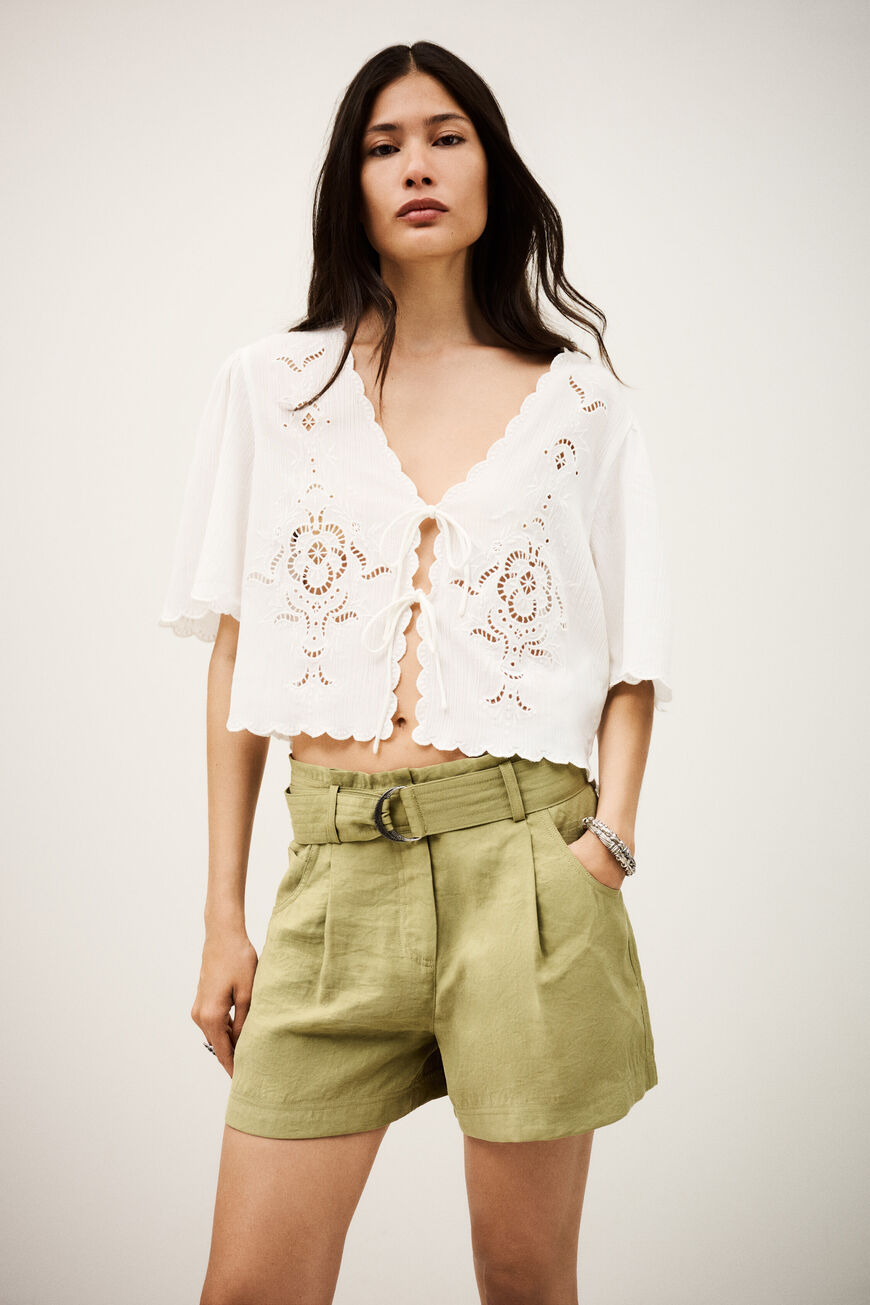 Short Femme Ete Short Fluide Avec Boutons 20,00u20ac Armand