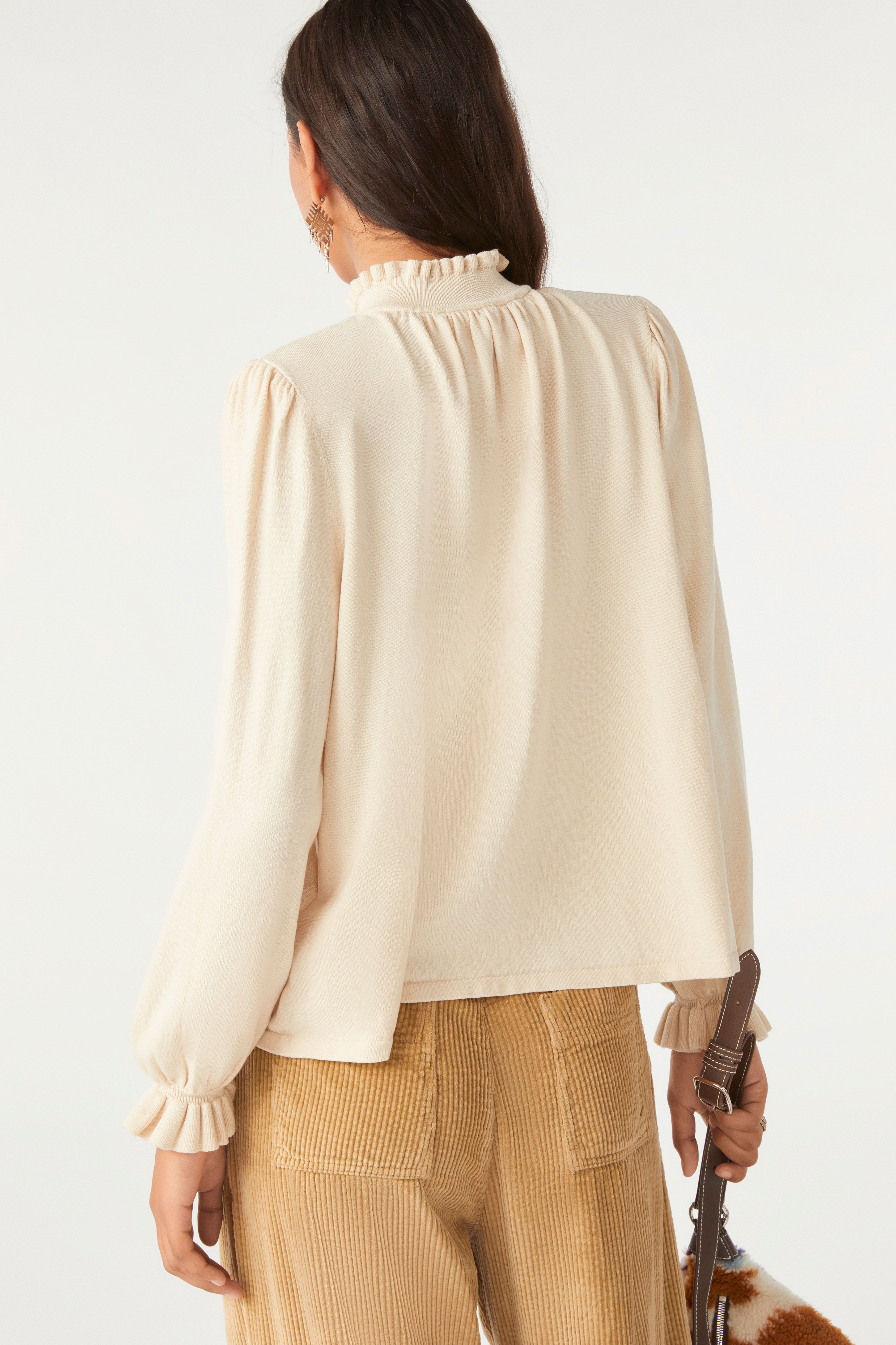 Jumper With Puff Sleeves Sisol Ecru // ba&sh HK