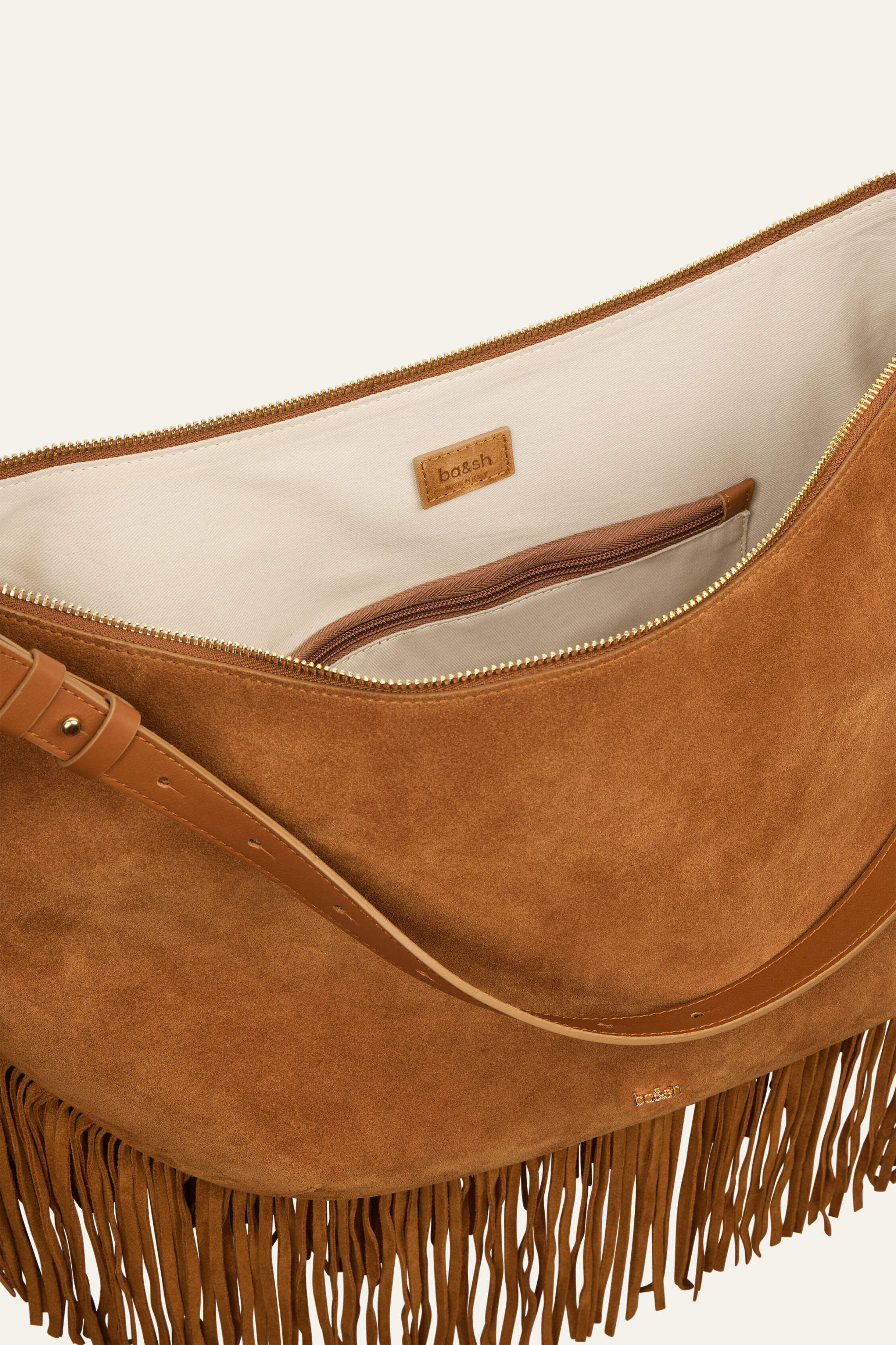 BAG XL FRINGES SUEDE SWING