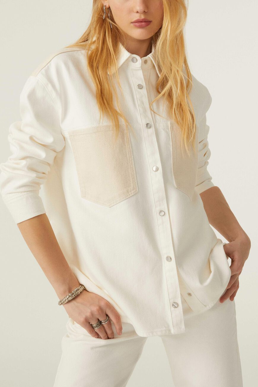 chemise rayée DAN BLANC // ba&sh chemise rayée DAN BLANC // ba&sh
