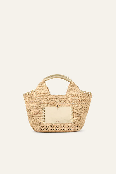 BASKET S RAFFIA LAMINATED ARA