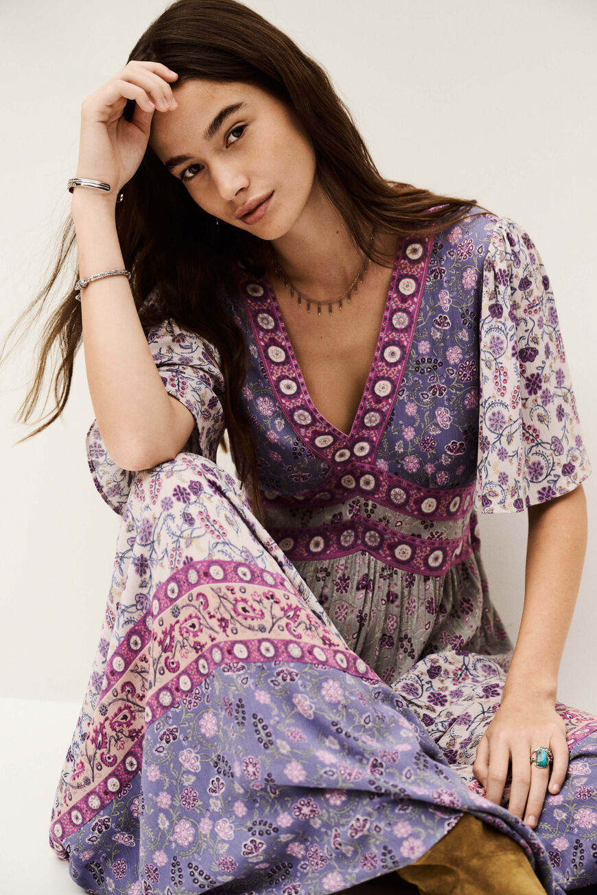 Bash Robe Zoe Robes de soirée longues, robes longues d'été, bohèmes | ba&sh FR