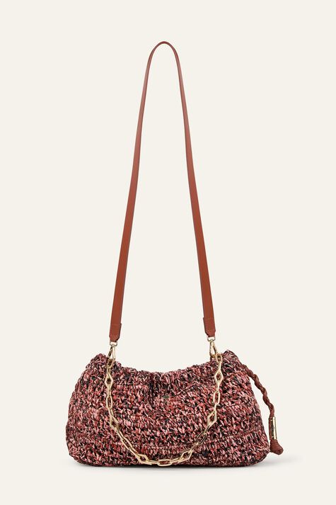 BAG RAFFIA TRICOLOR JUNE