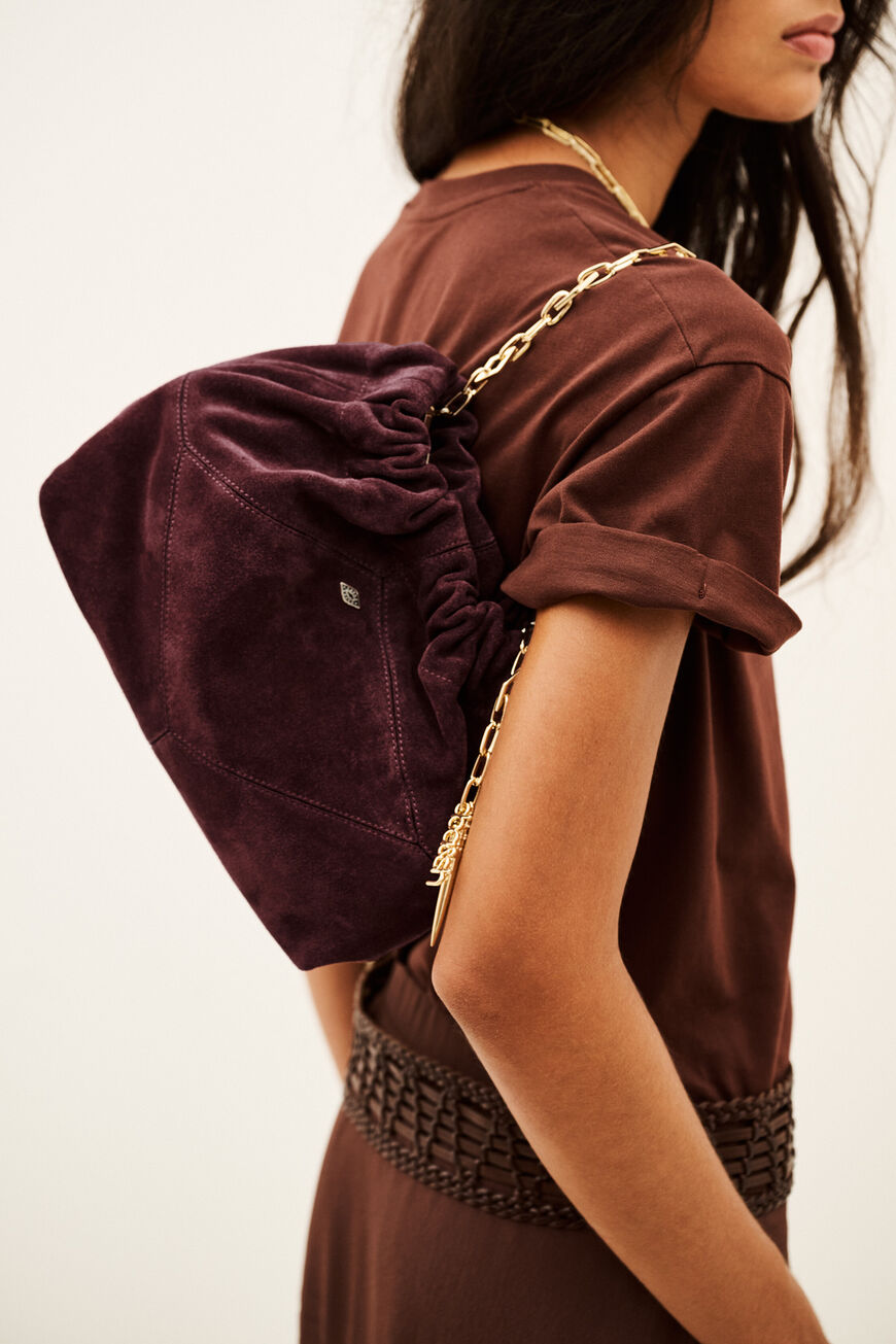 BAG S SUEDE MINI JUNE TOTE
