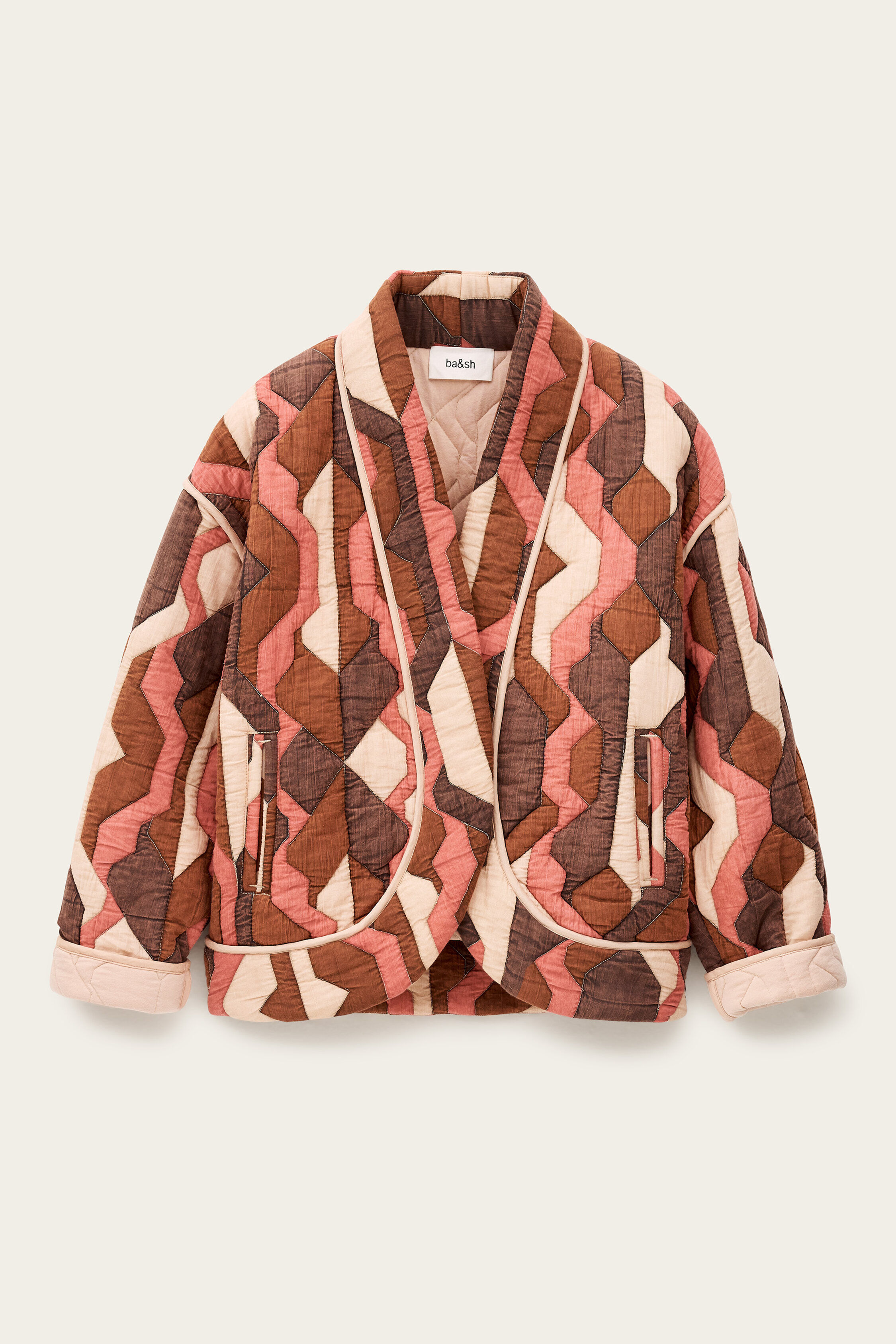 Oversize Quilted Jacket Trincy Red // ba&sh US