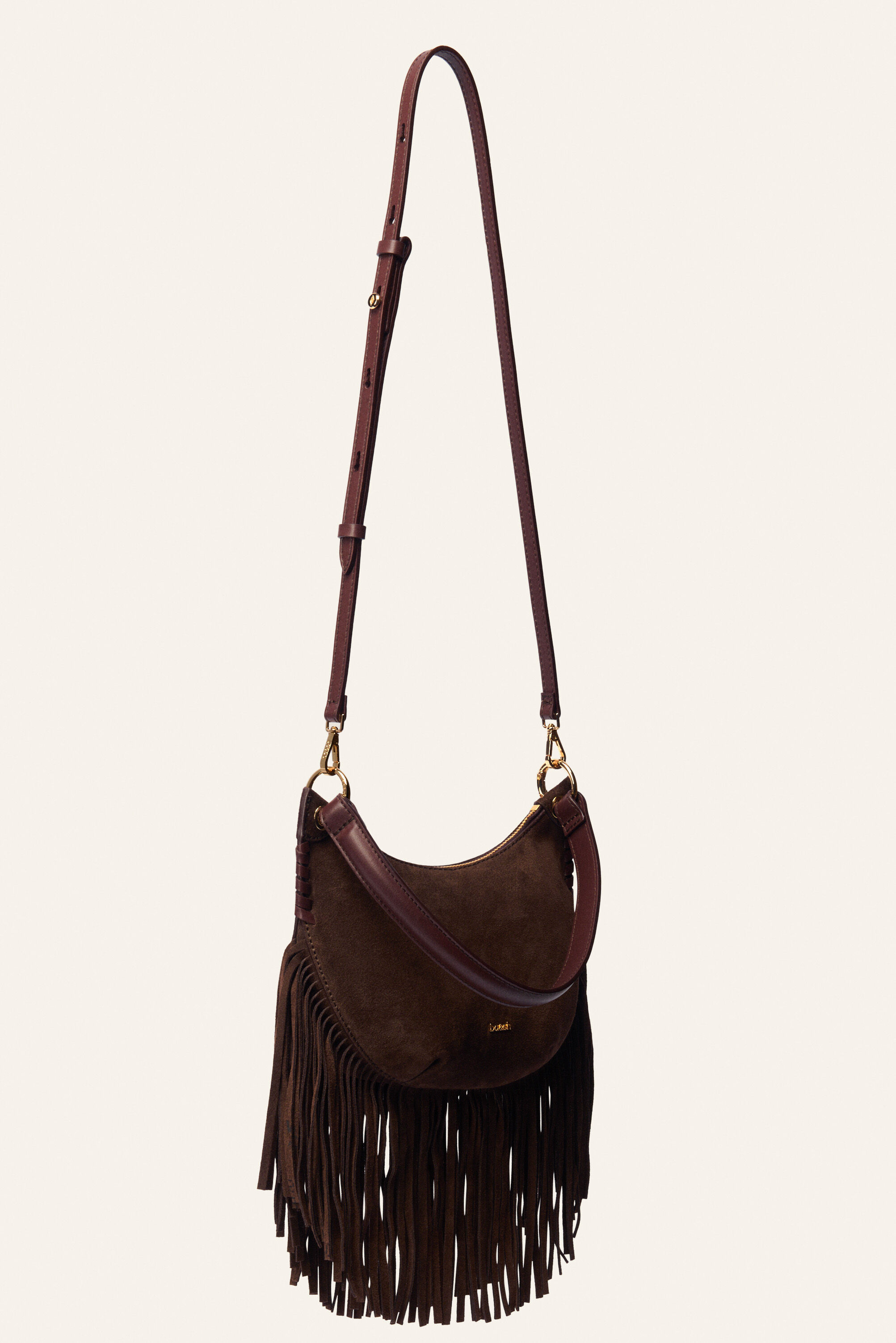 BAG T FRINGES SUEDE SWING