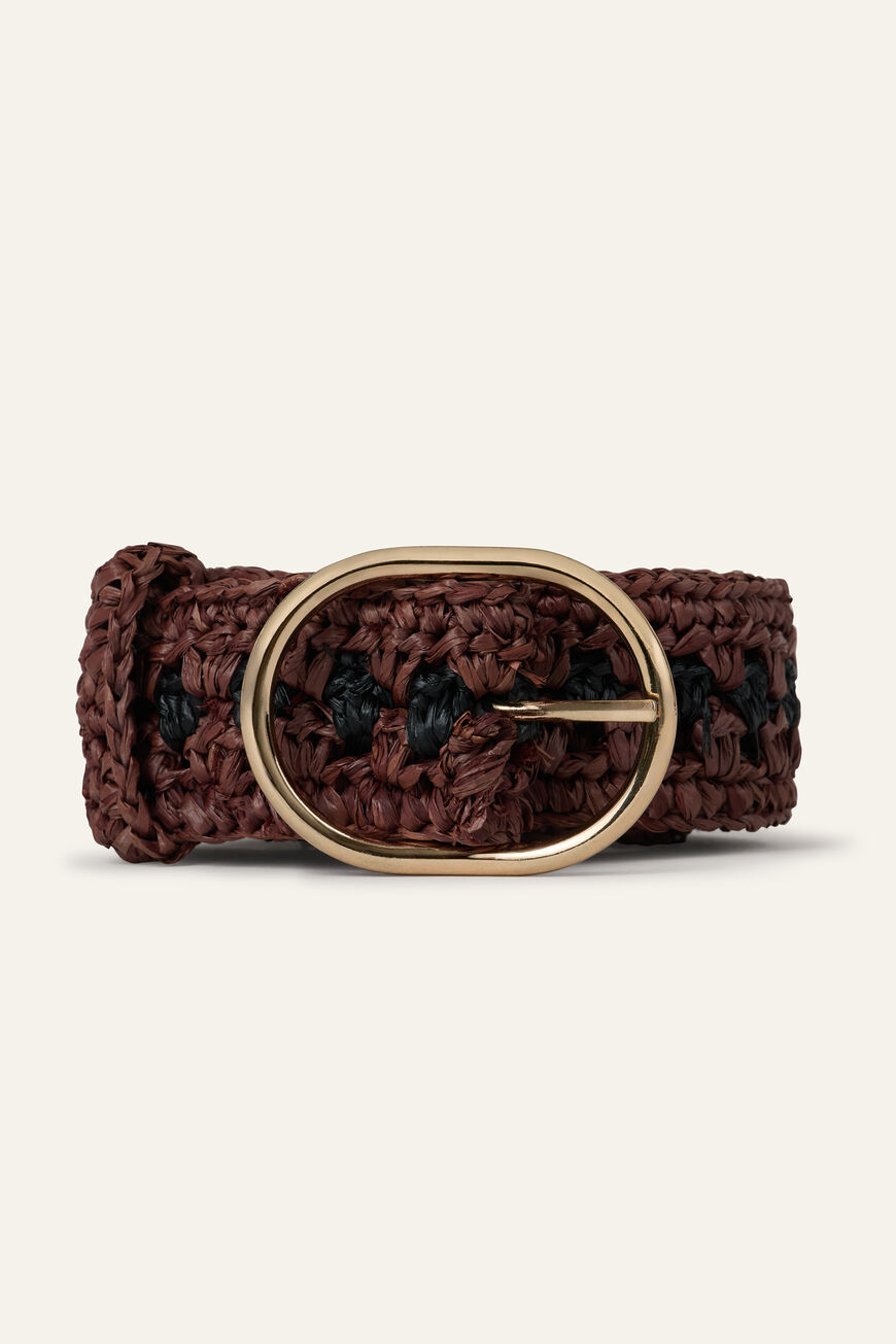 COLE RAFFIA BELT