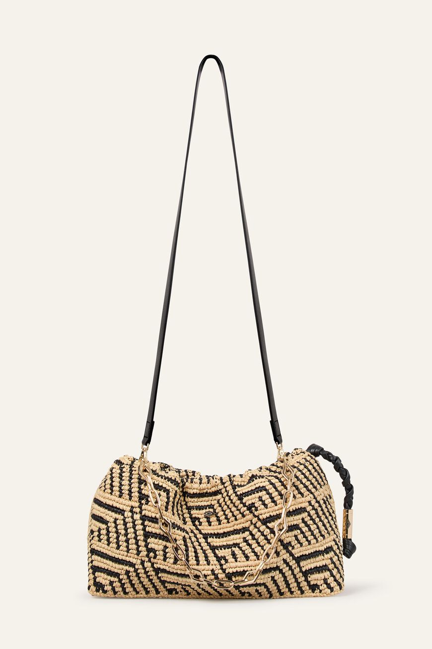 BAG U RAFFIA TRIBAL JUNE
