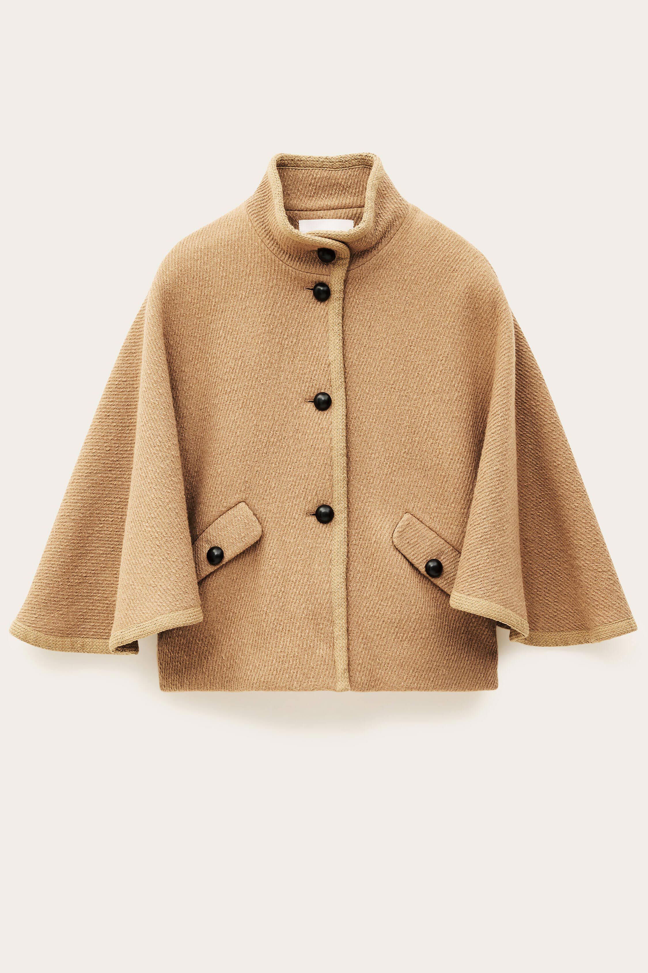 Cape Butterfly Sleeves Villy Brown // ba&sh US