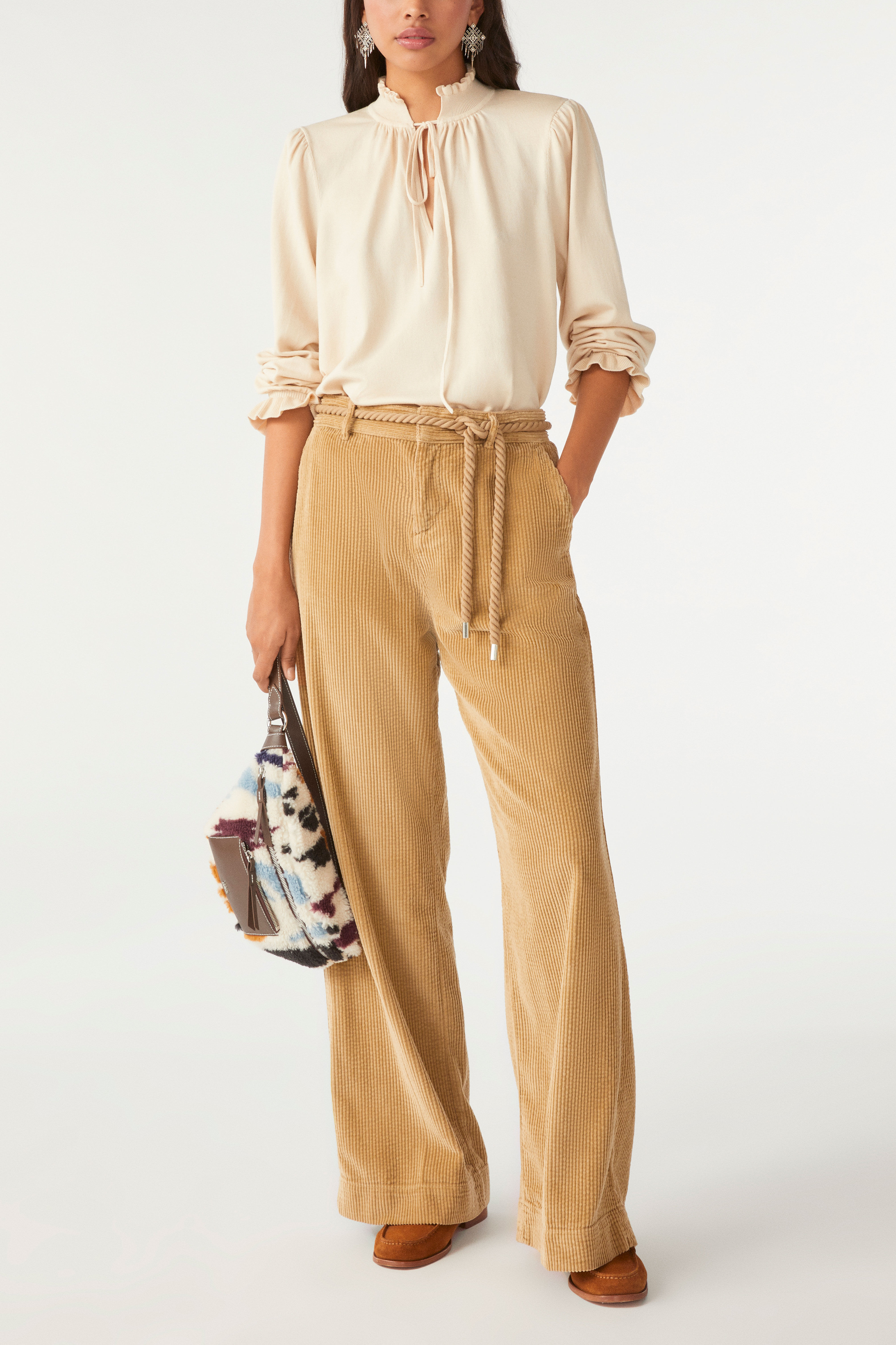 Jumper With Puff Sleeves Sisol Ecru // ba&sh HK