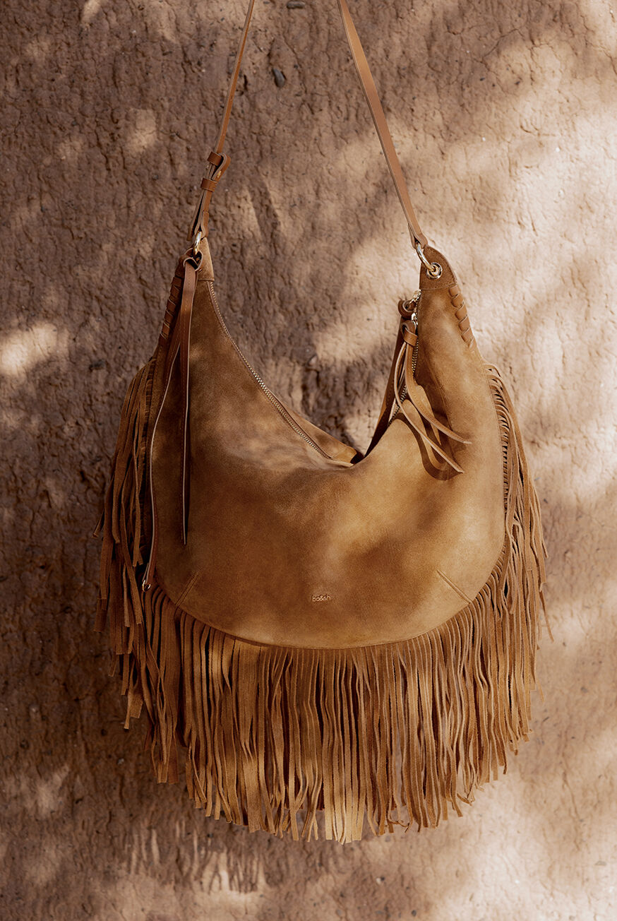 BAG XL FRINGES SUEDE SWING