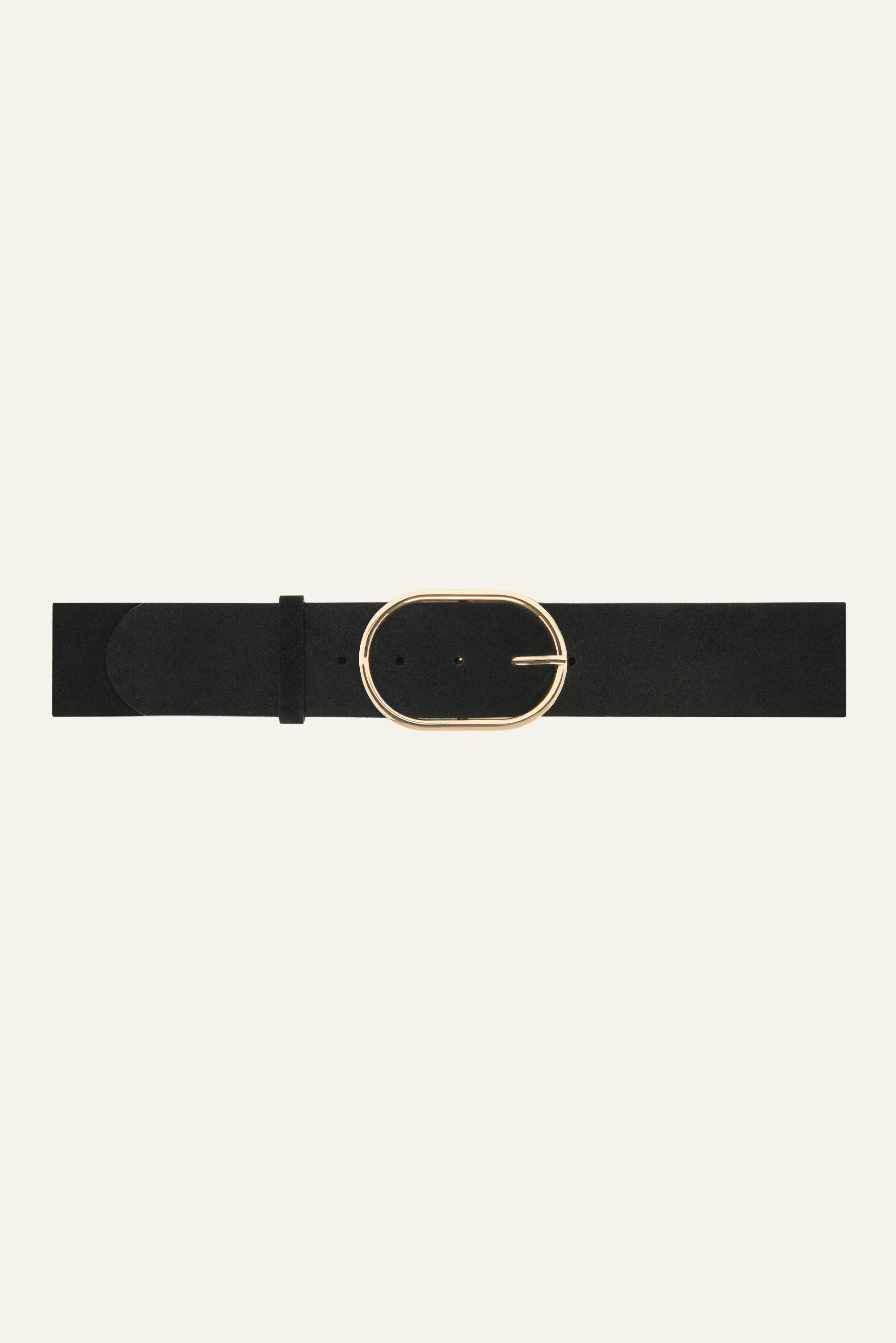 Ceinture En Daim Noir Vintage Charles Jourdan - Taille 75, Années 80, Monogramme