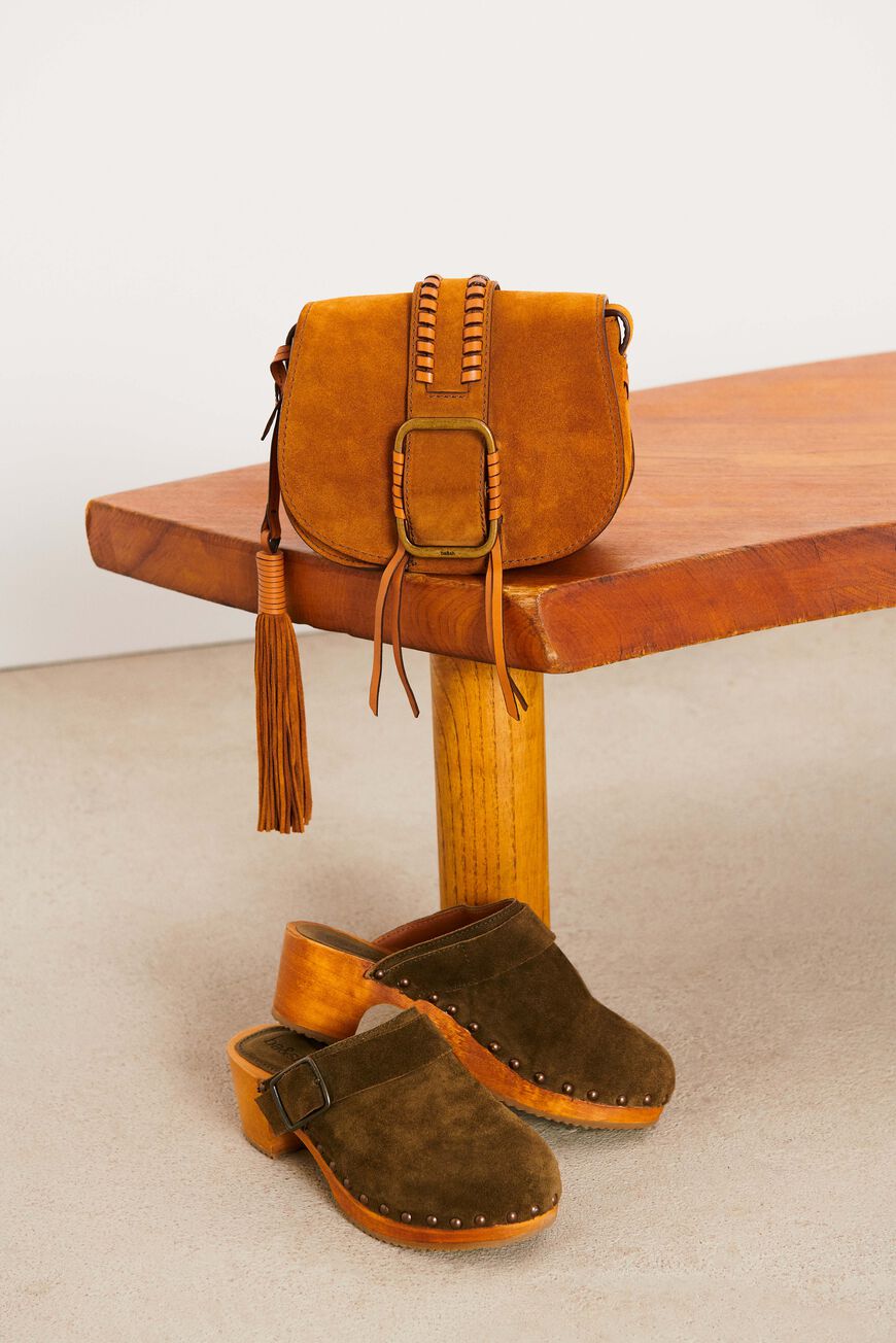 sabot clog olive ba sh