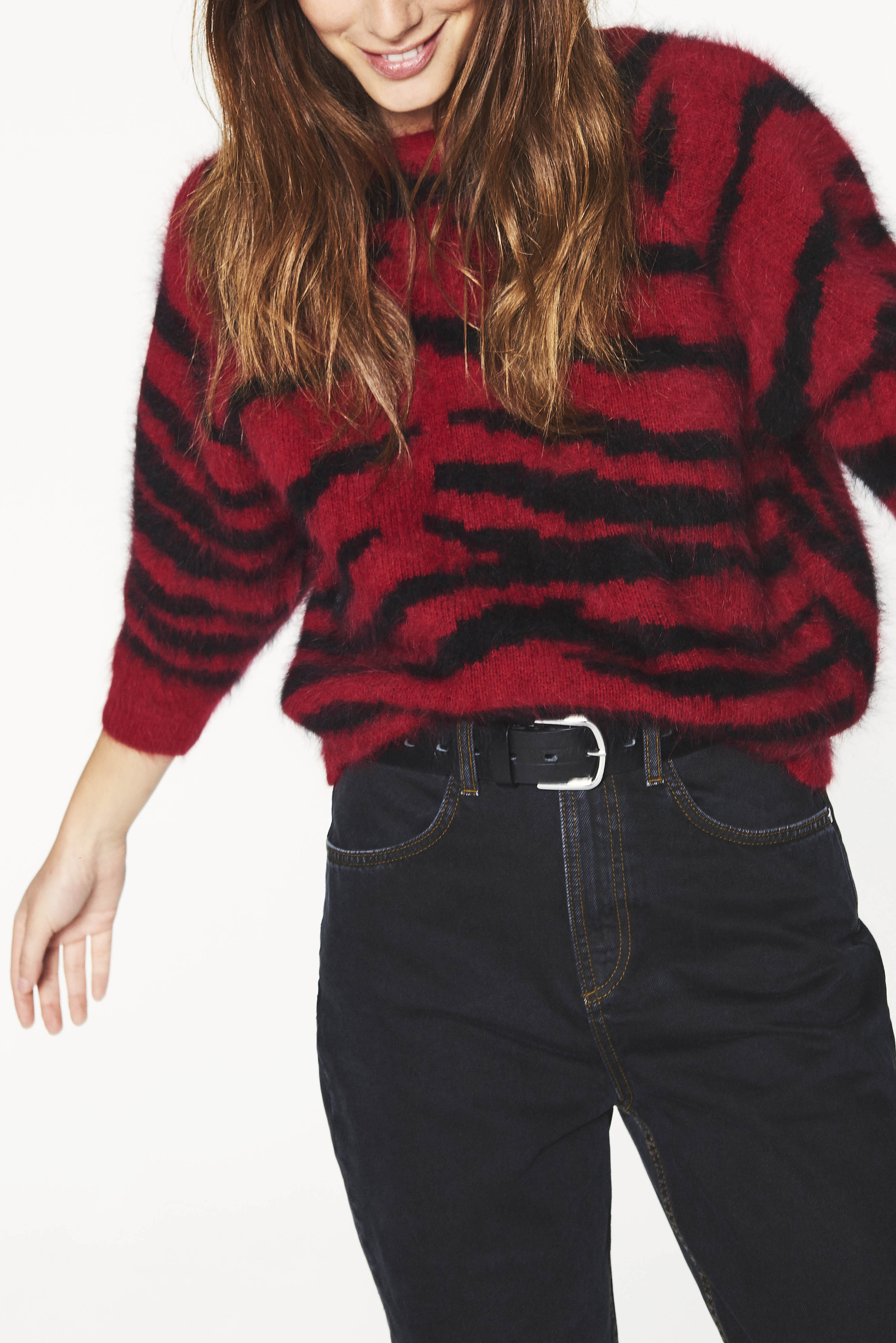 SWEATER ZAYA ROUGE // ba\u0026sh