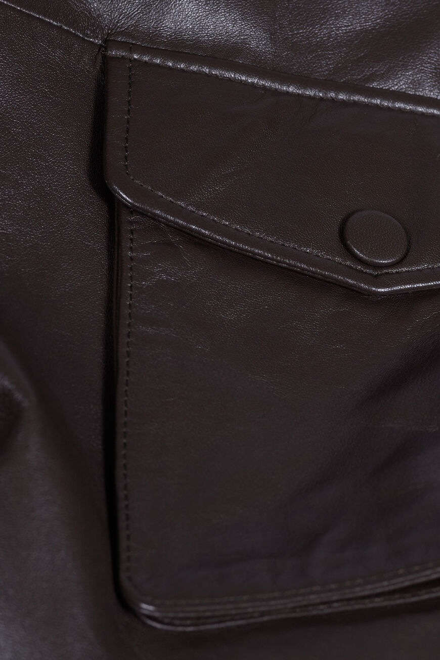 Aviator Style Jacket Banto Brown // ba&sh US