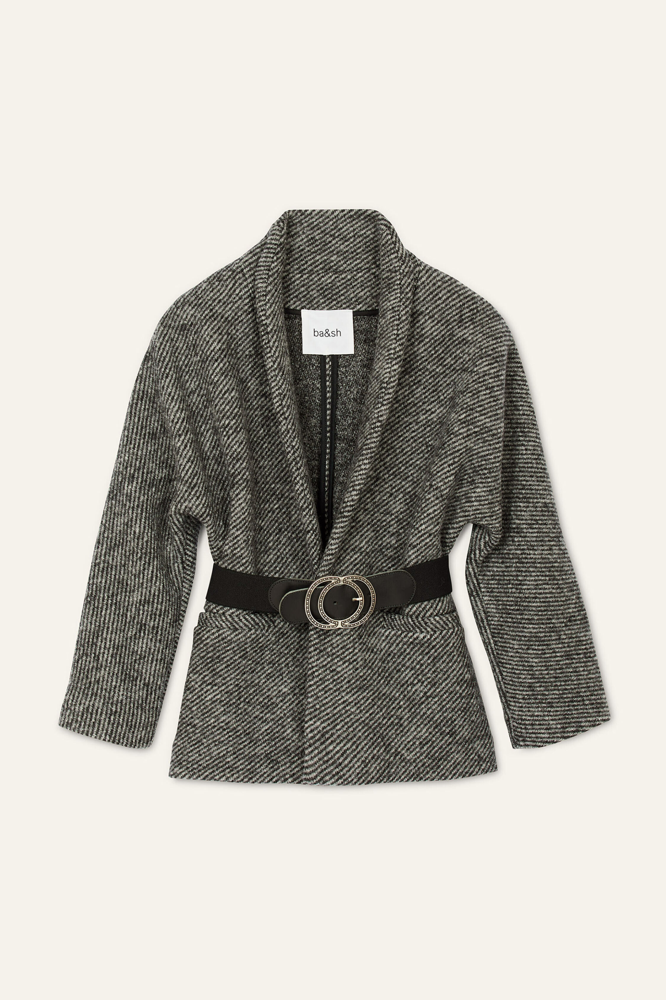 Short Tweed Coat Carole Gray // ba&sh US