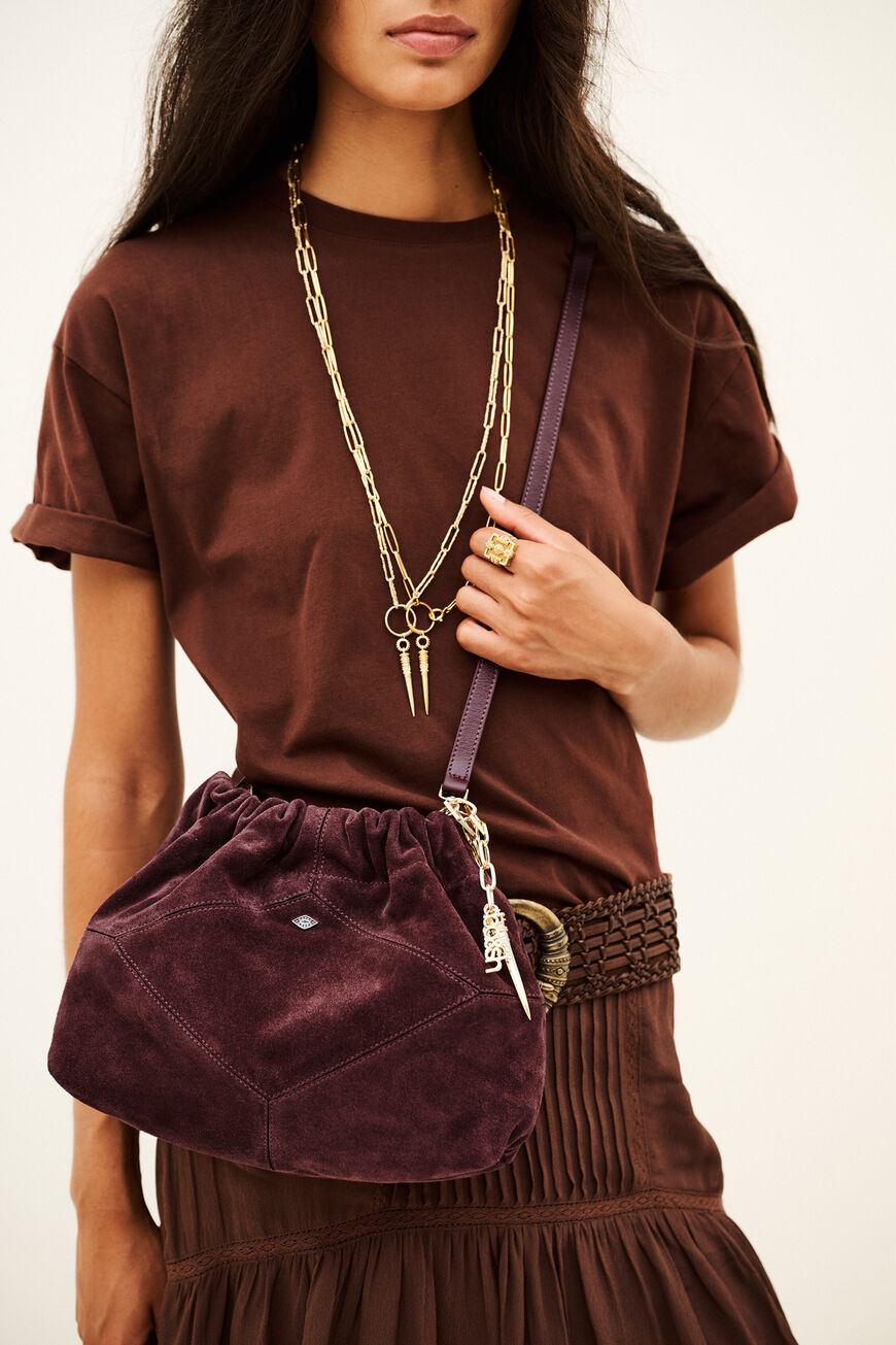 BAG S SUEDE MINI JUNE TOTE