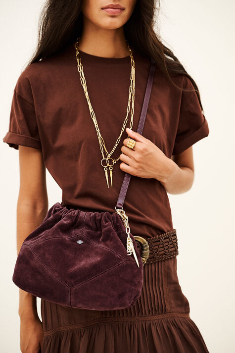 BAG S SUEDE MINI JUNE TOTE