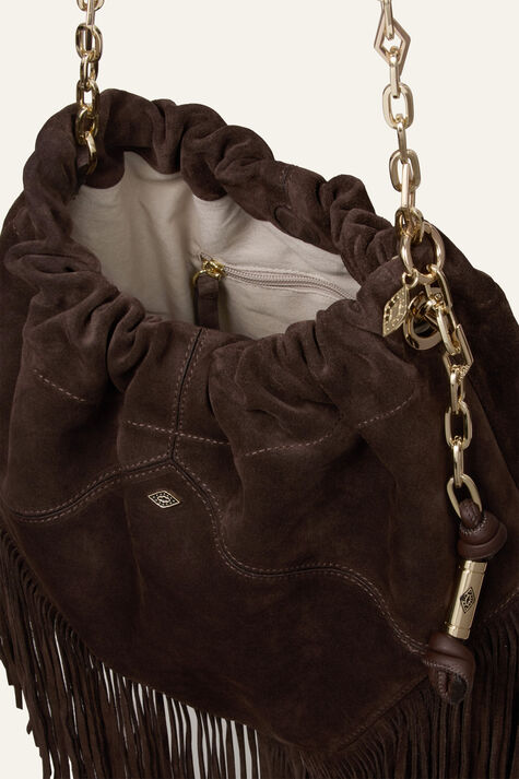 BAG M SUEDE JUNE TOTE FRINGES