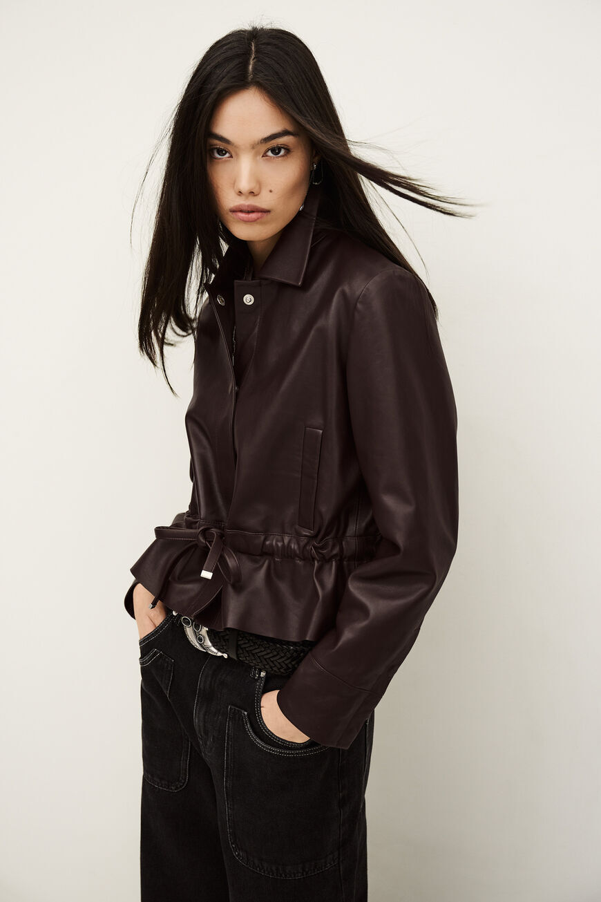 LEATHER Ready to Wear Collection - Designer Dresses, Tops & Denim | ba&sh LEATHER Ready to Wear Collection - Designer Dresses, Tops & Denim | ba&sh