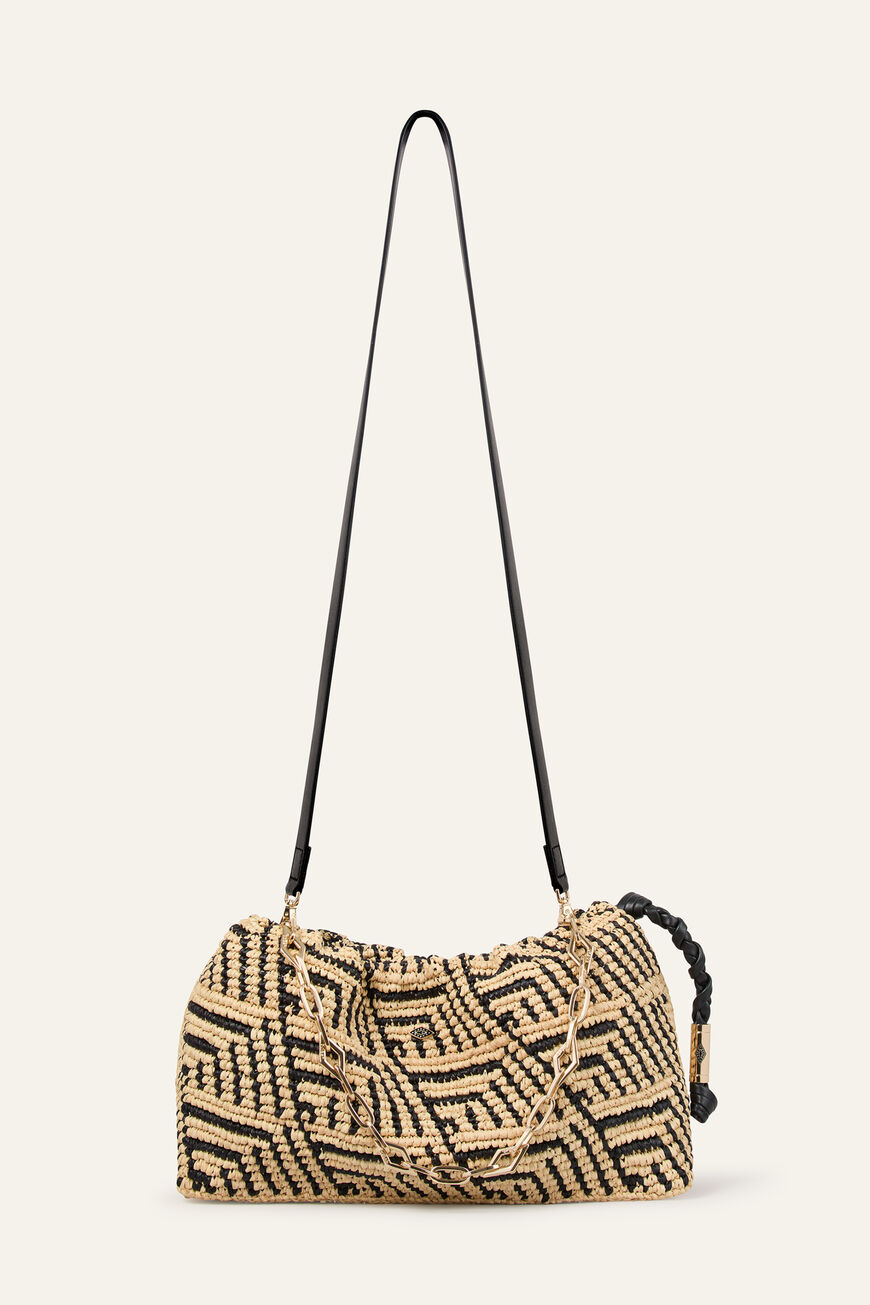 BAG U RAFFIA TRIBAL JUNE