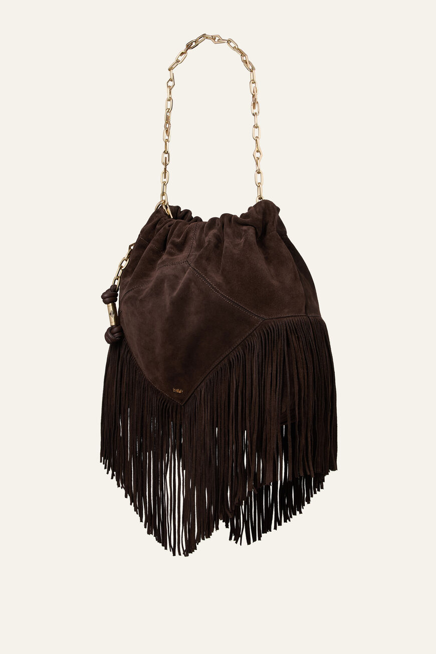 BAG M SUEDE JUNE TOTE FRINGES