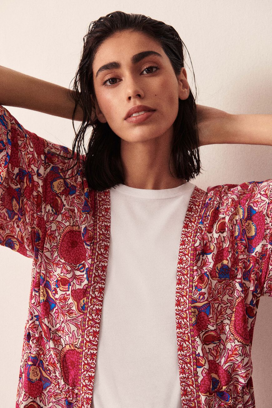 Veste Kimono BA&SH Femme - Taille M/L - Multicolore - Occasion Très Bon état