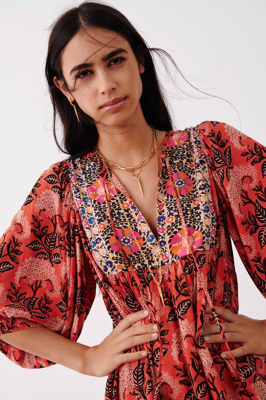 BA&SH
 Gin Faux Wrap Dress