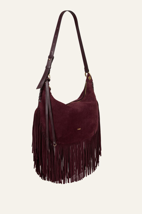 BAG M SUEDE SWING FRINGES