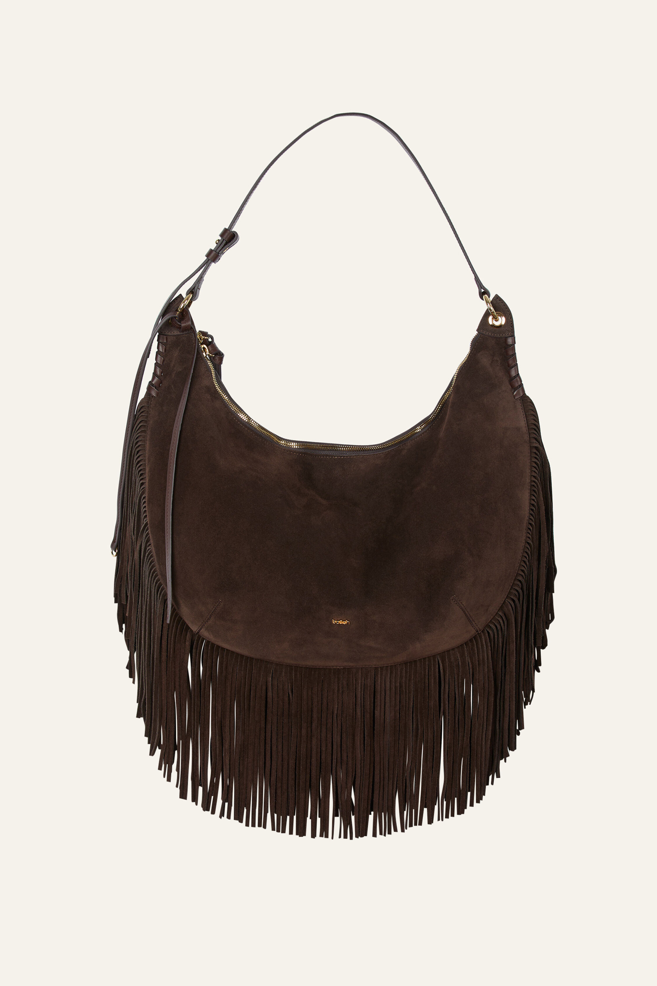 BAG XL FRINGES SUEDE SWING