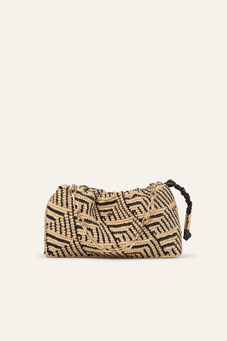 BAG U RAFFIA TRIBAL JUNE