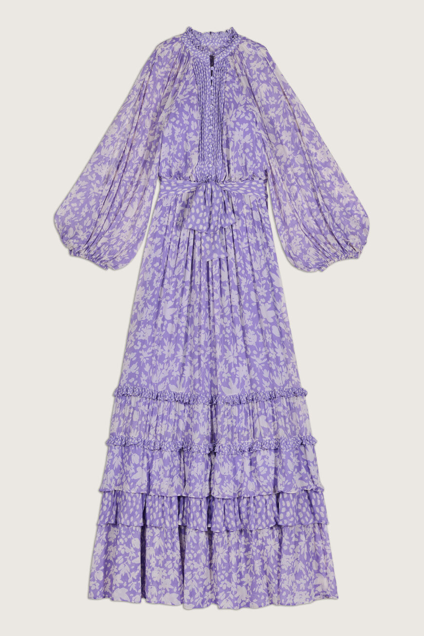 Ba&Sh Romane Long Dress - Purple