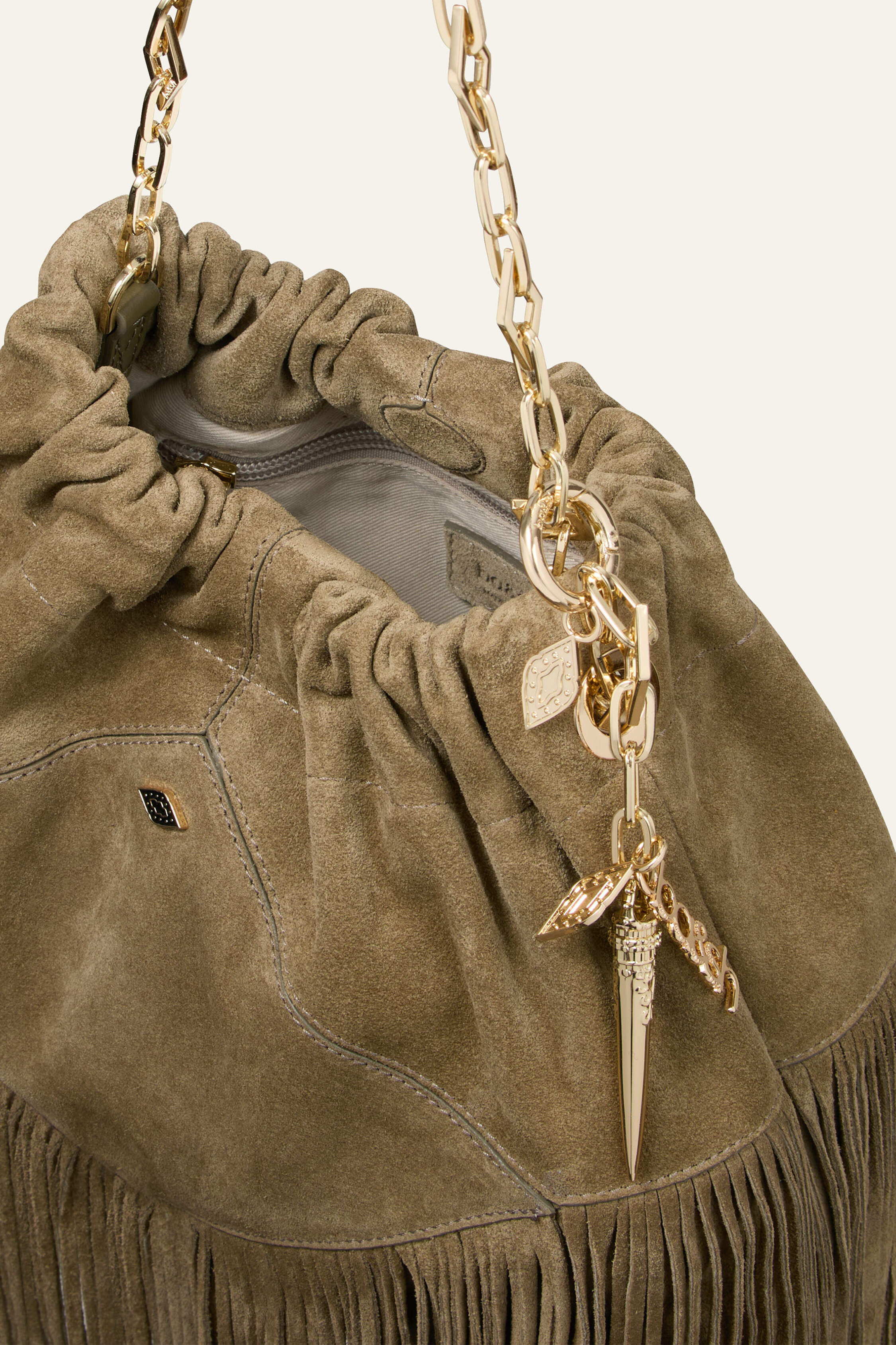 BAG S SUEDE MINI JUNE TOTE FRINGES
