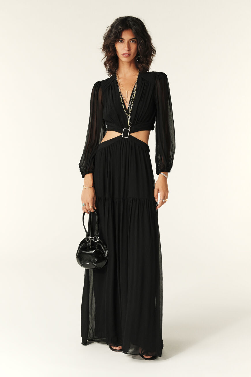 Ba&sh Seconde Robe Morris Bash Maxi Dress Harry Black // Ba&sh FR