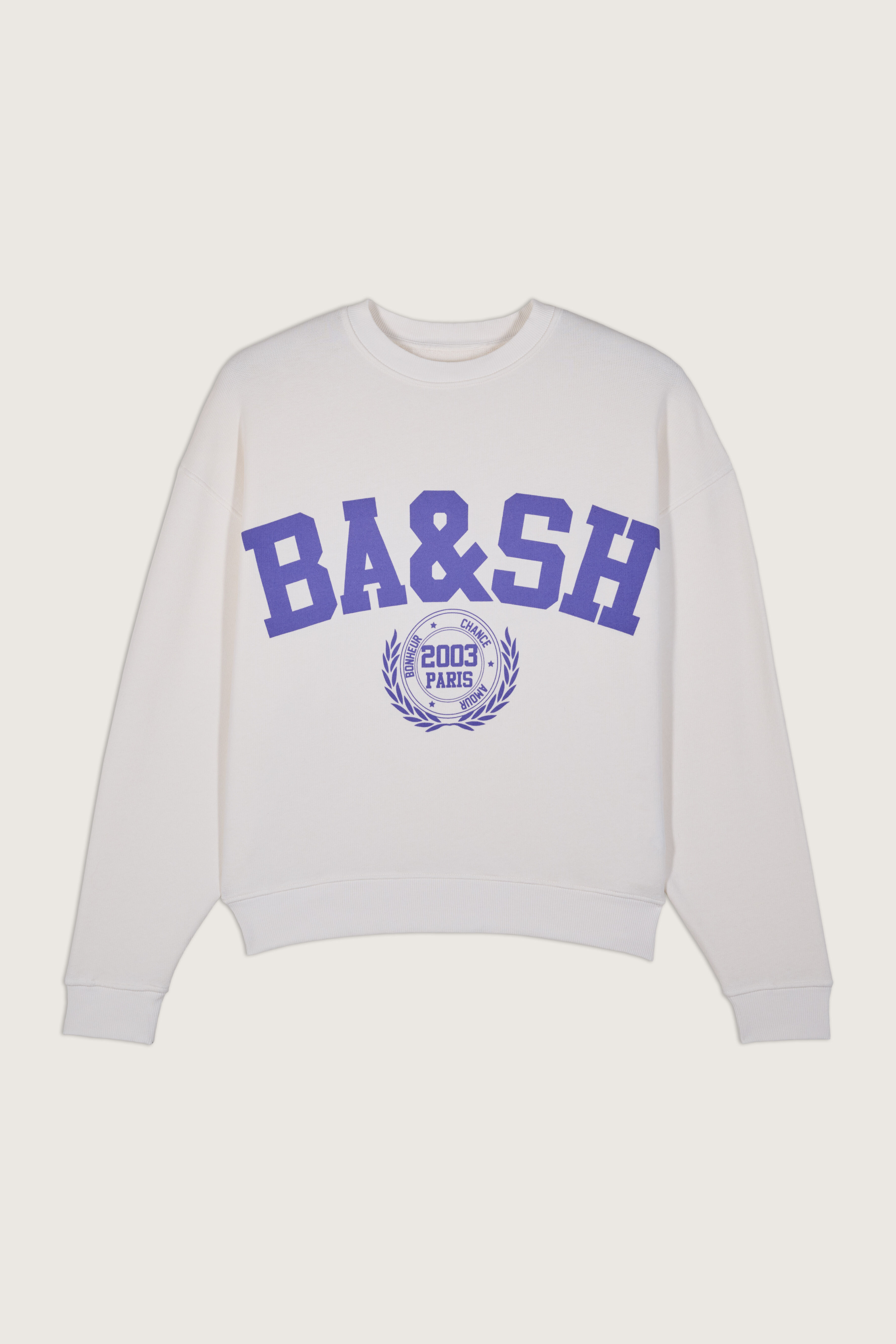 Loose-Fitting Sweatshirt Benjamin Ecru // ba&sh