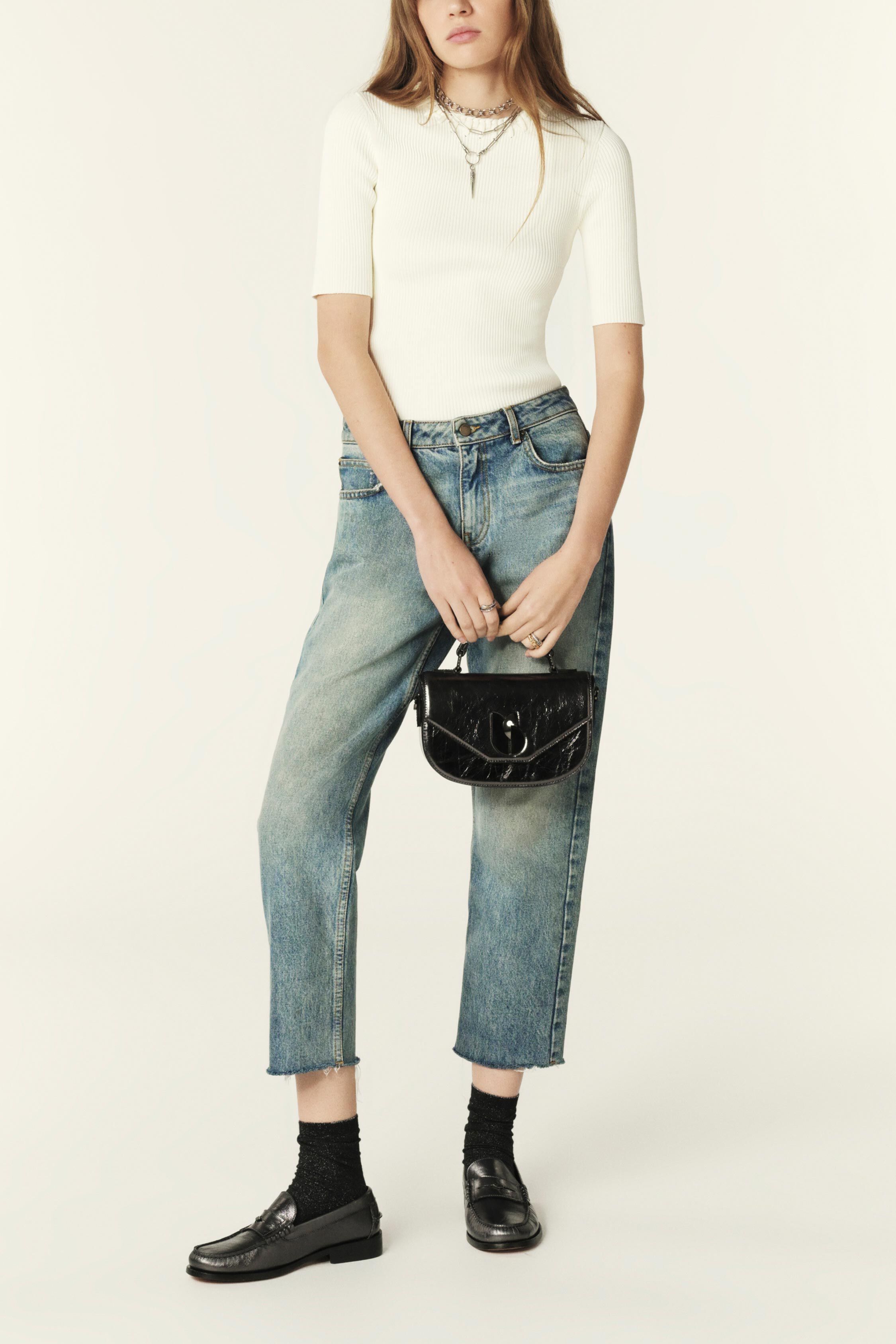 Ribbed Top Tami Ecru // ba&sh UK