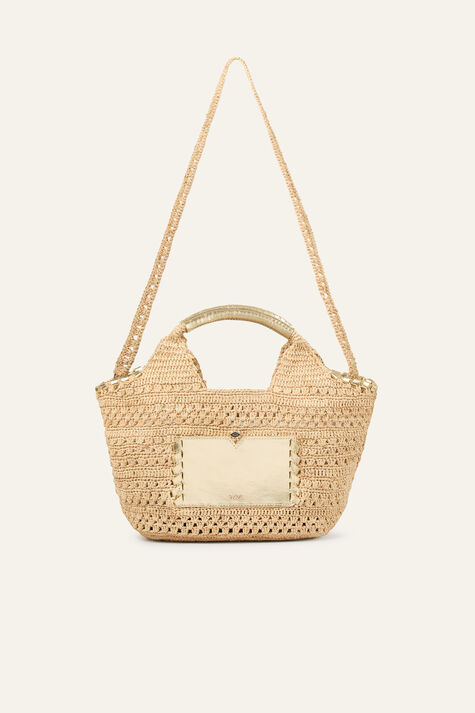 BASKET S RAFFIA LAMINATED ARA
