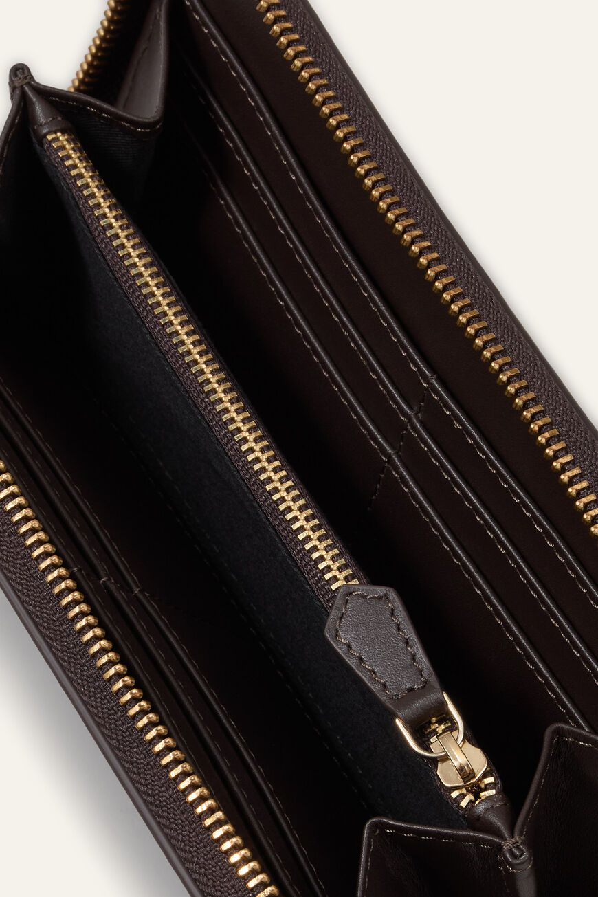 RECTANGULAR WALLET LEATHER BIFOLD