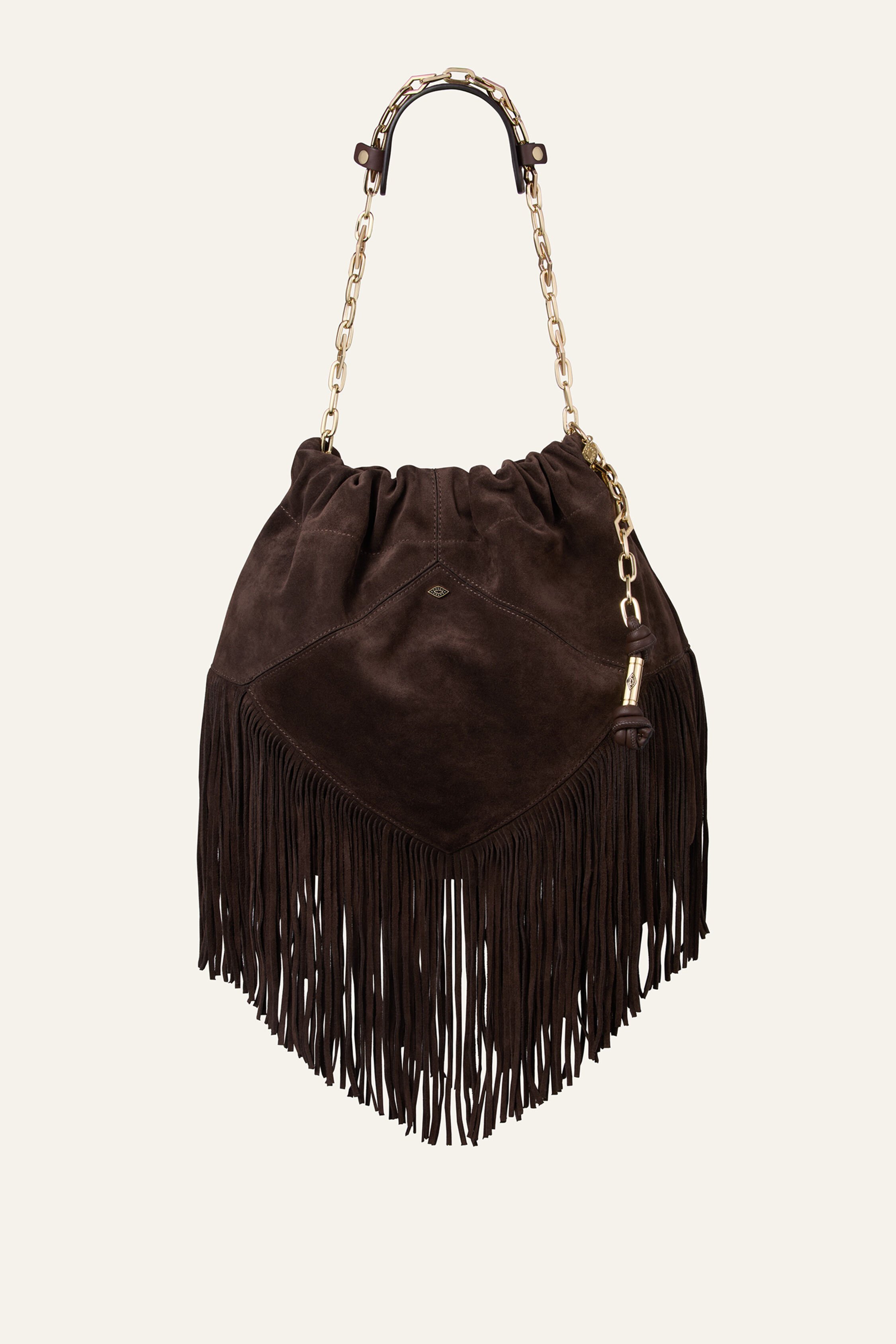 BAG M SUEDE JUNE TOTE FRINGES