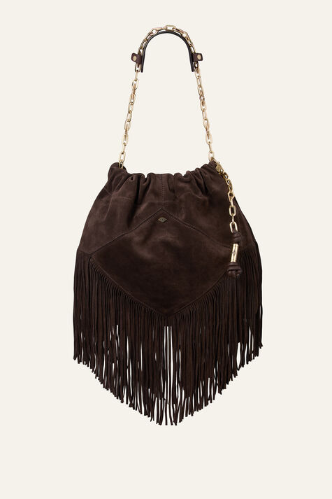 BAG M SUEDE JUNE TOTE FRINGES