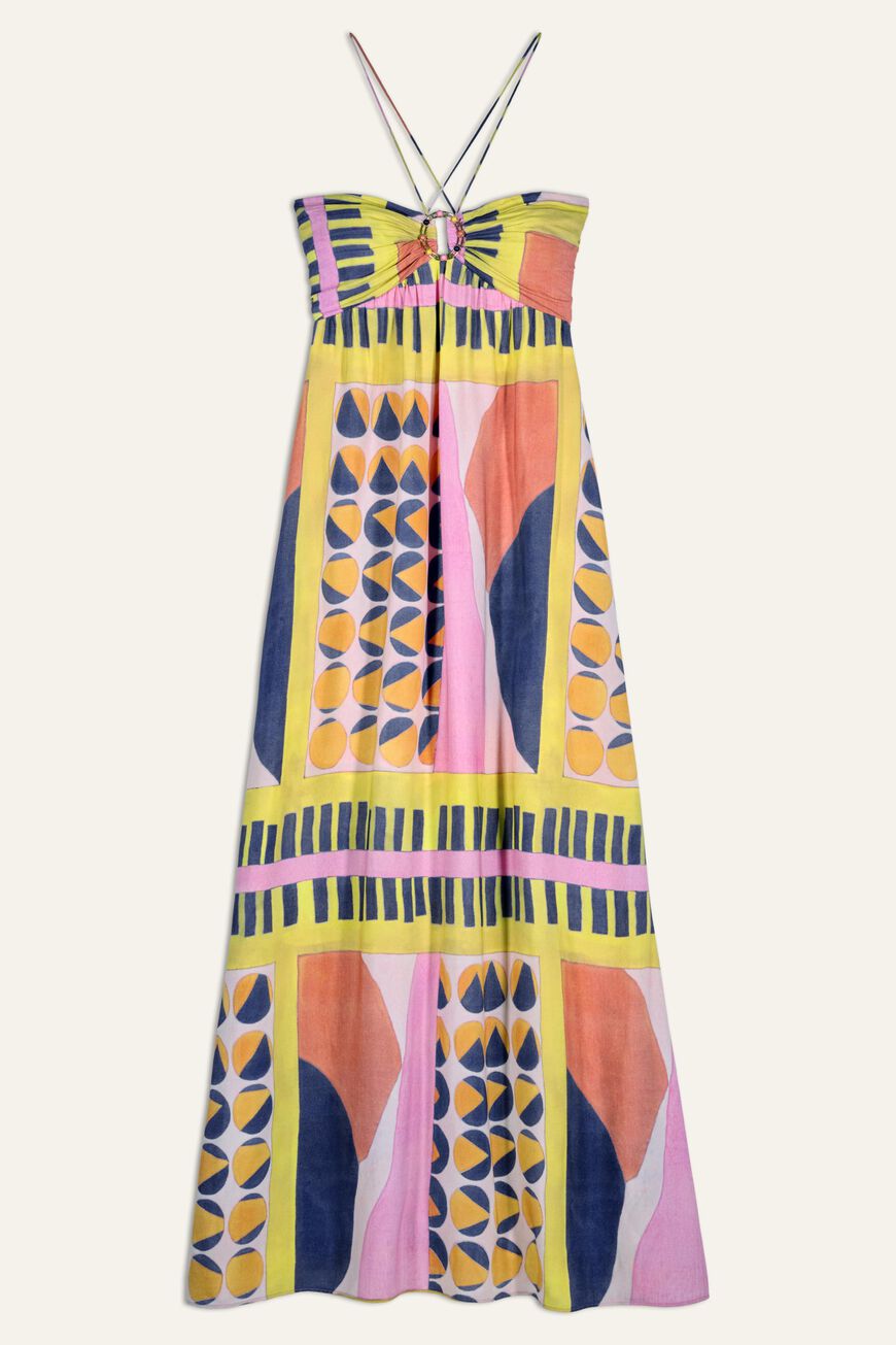 Robe Bustier Ou Jupe Bash Taille 36 - Multicouleur Floral Viscose - Occasion Très Bon État