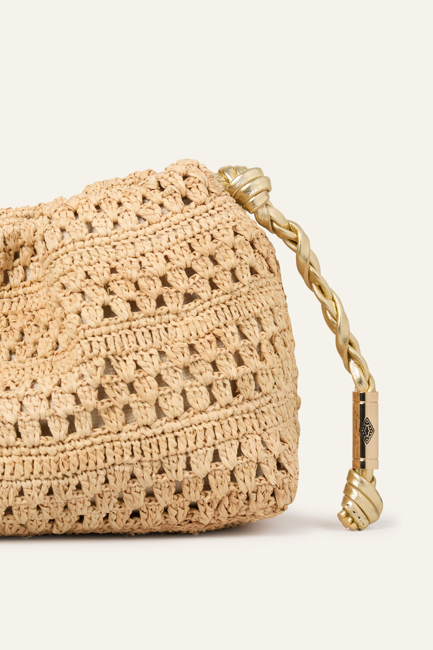 BAG RAFFIA LAMINATED JUNE BAG RAFFIA LAMINATED JUNE