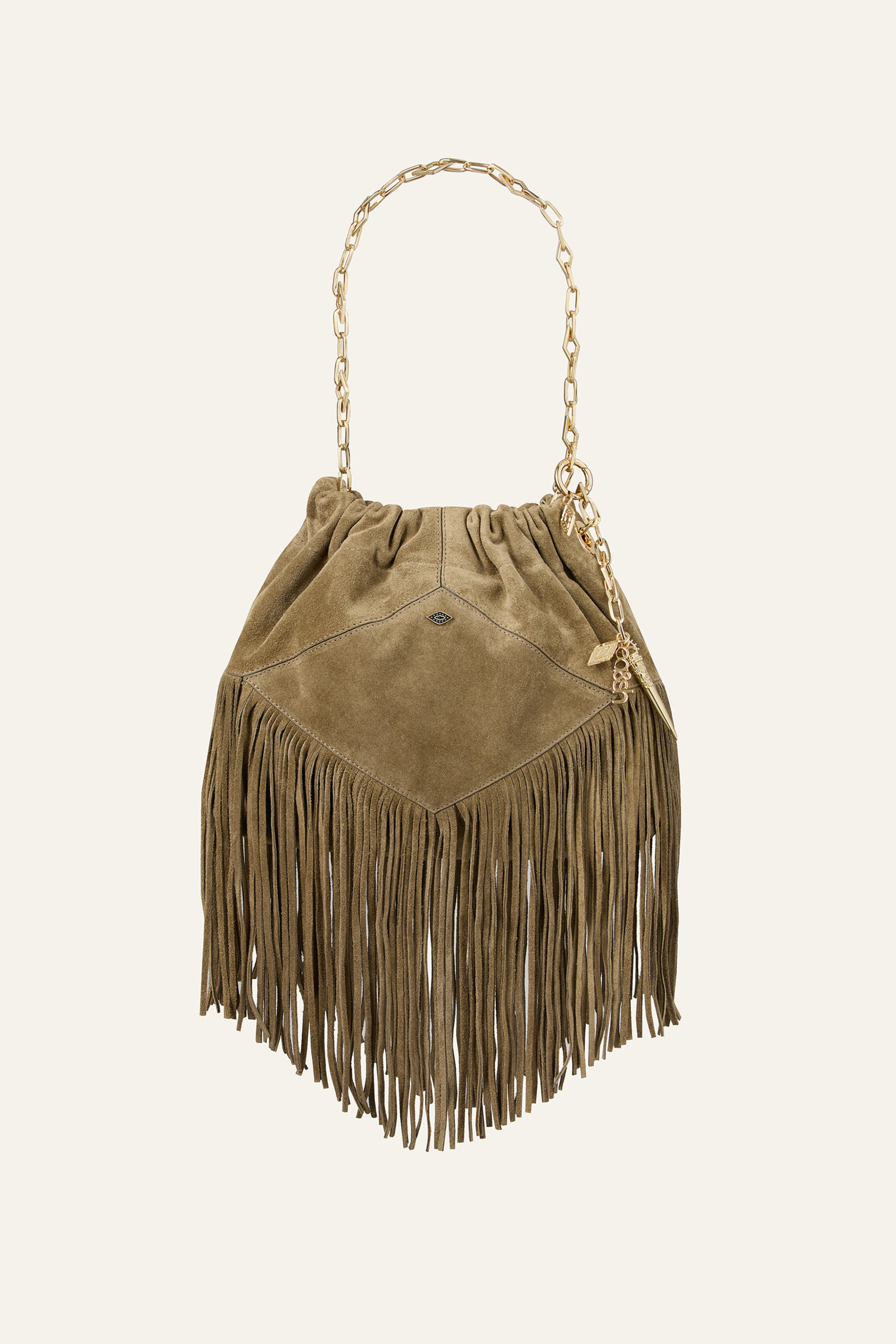 BAG S SUEDE MINI JUNE TOTE FRINGES