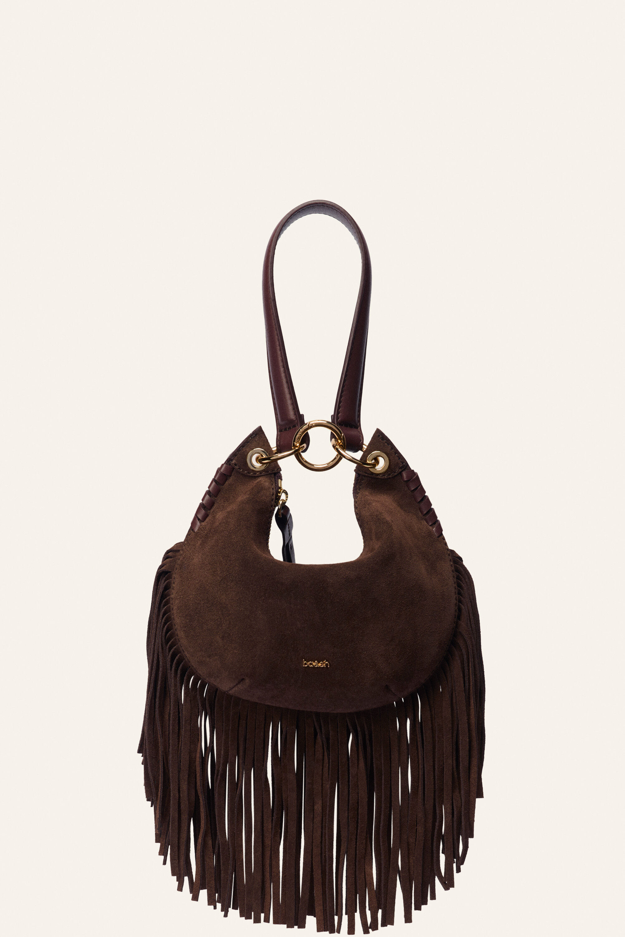 BAG T FRINGES SUEDE SWING