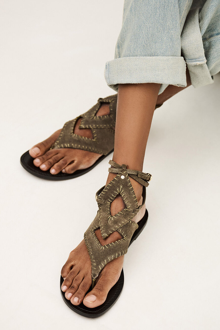 SANDALS CAPRI SUEDE