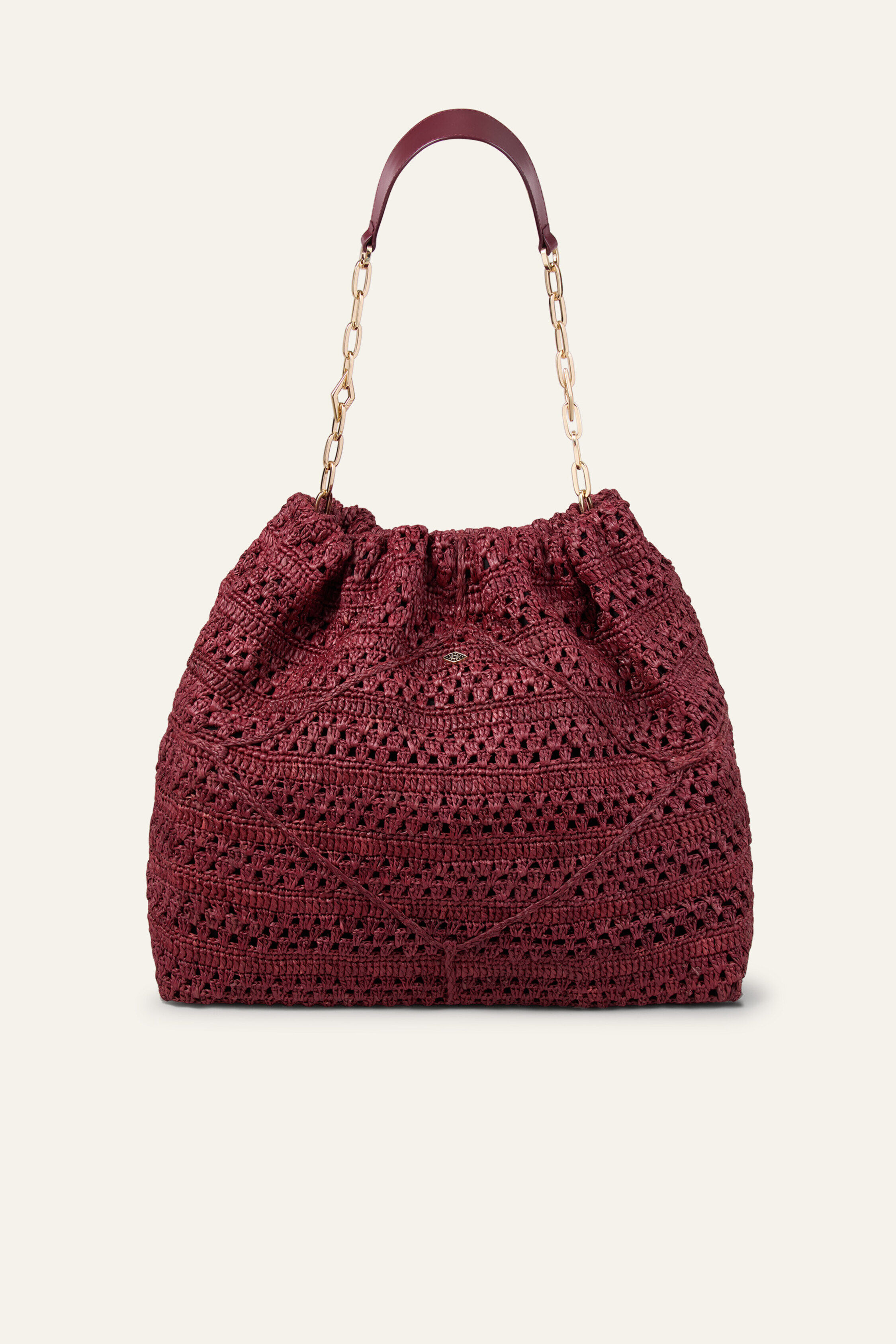 BAG M RAFFIA JUNE TOTE