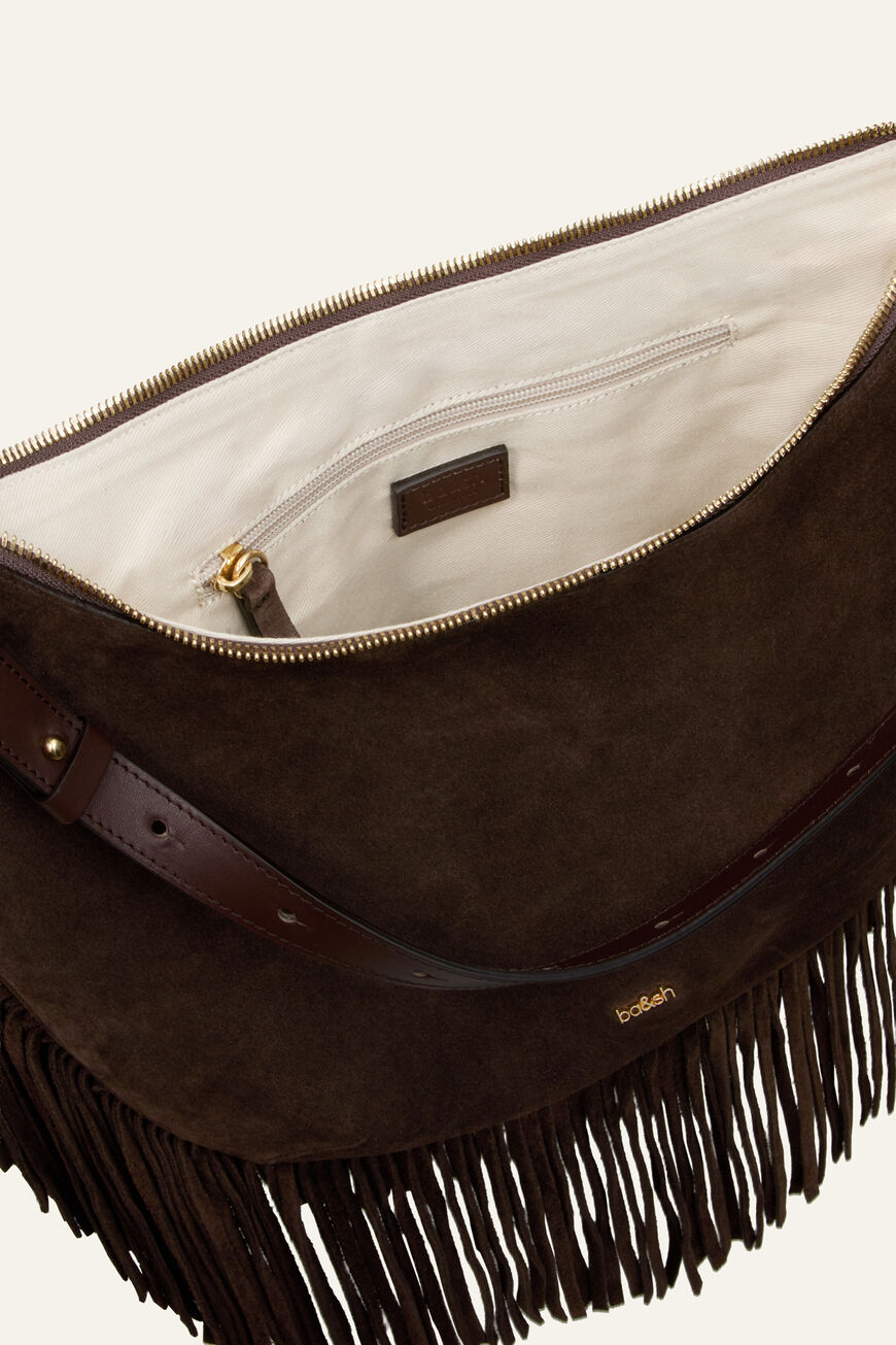 BAG M SUEDE SWING FRINGES
