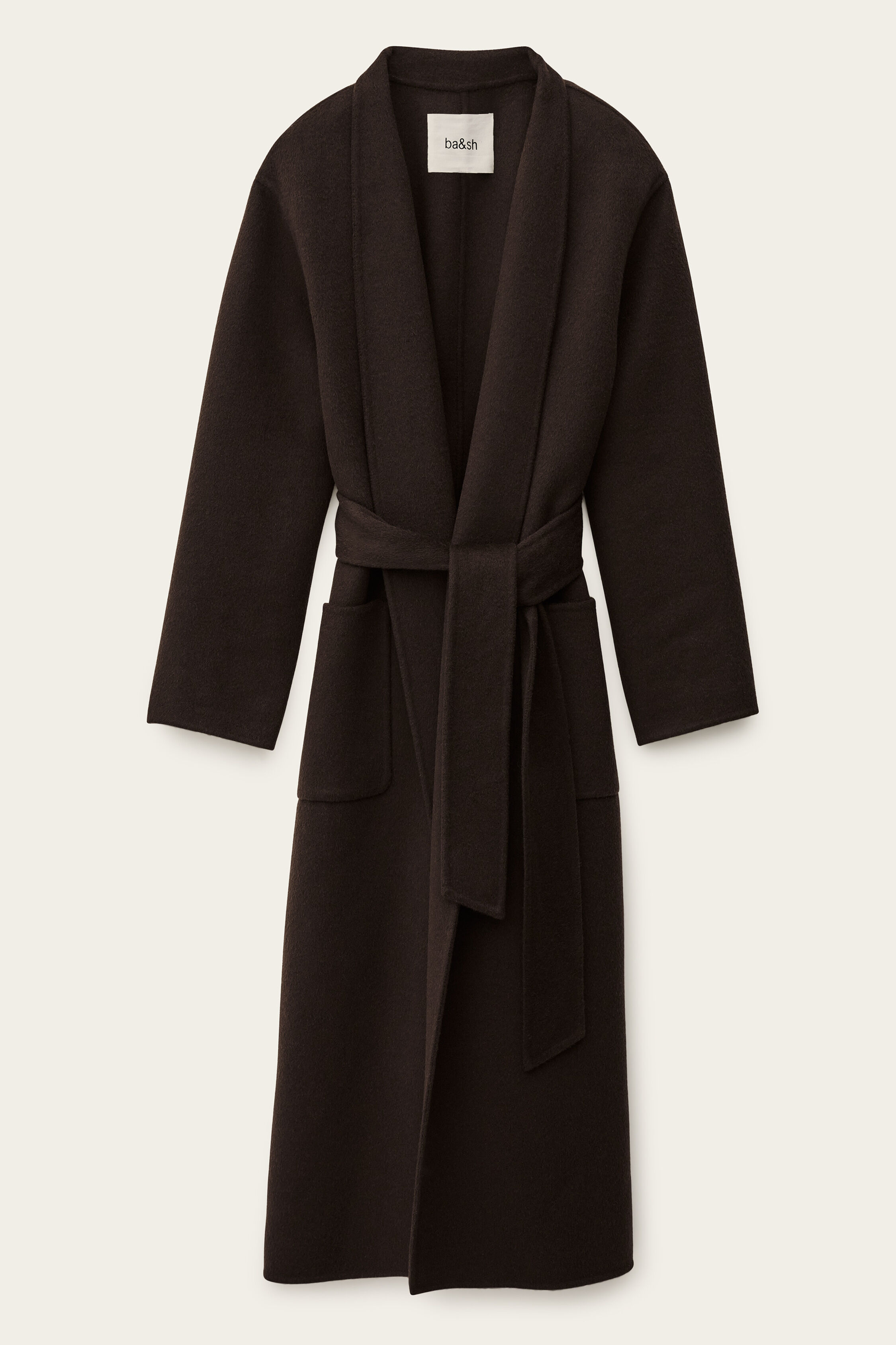 Long Wool Coat Kay Brown // ba&sh UK