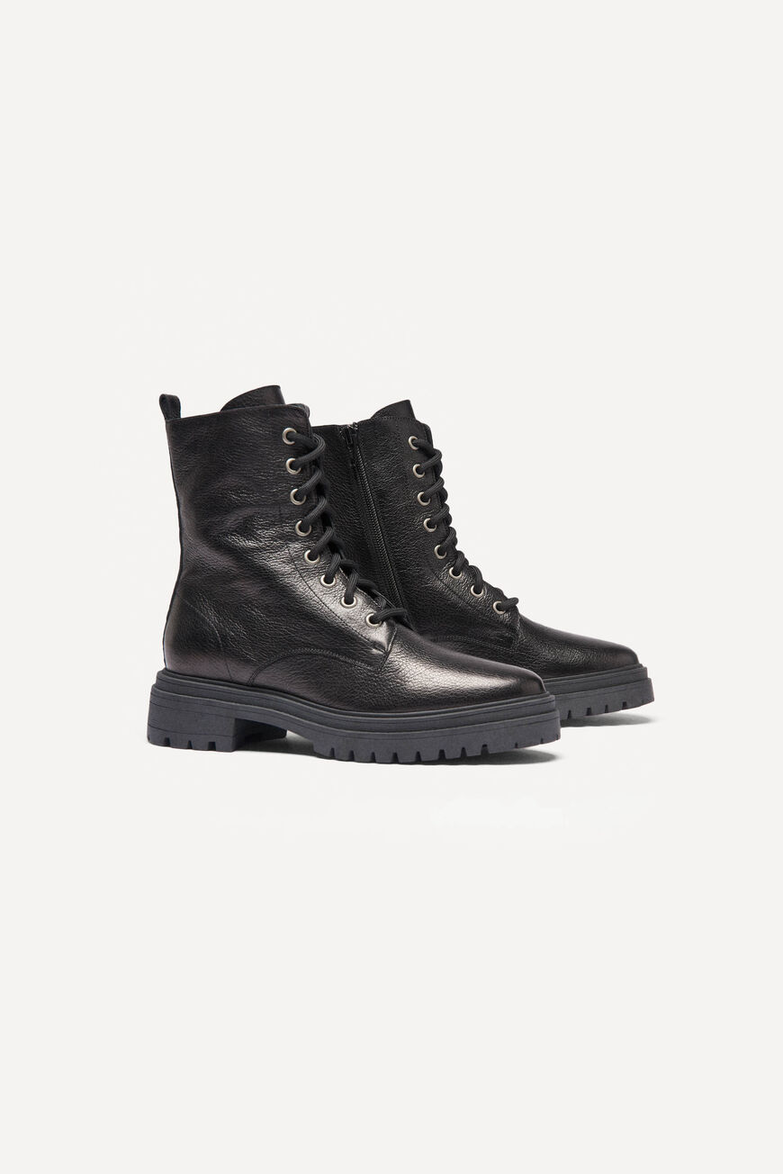ba&sh lace-up ankle boots COMY BLACK